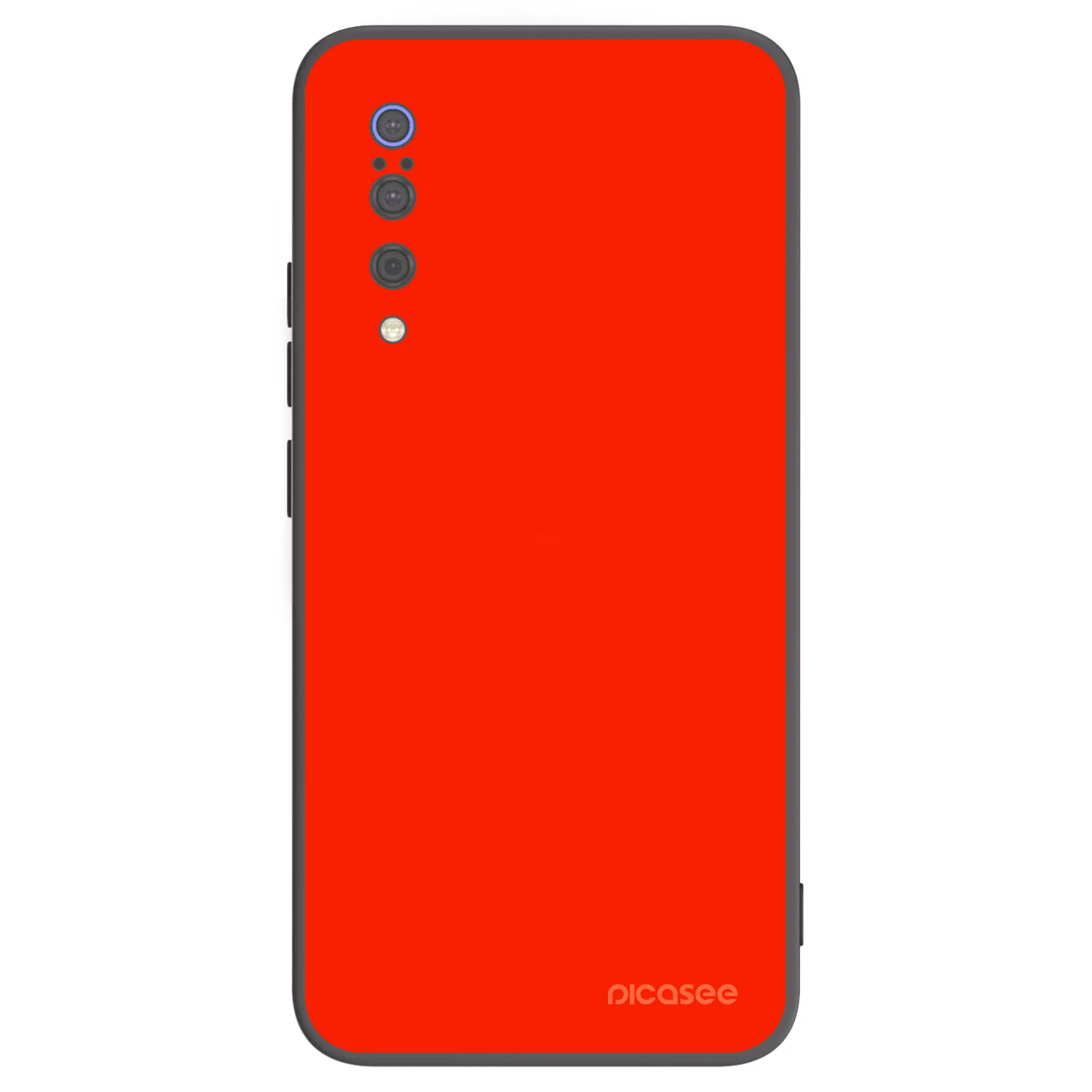 Picasee silikonowe czarne etui na Xiaomi Mi 9 - Maranello Red