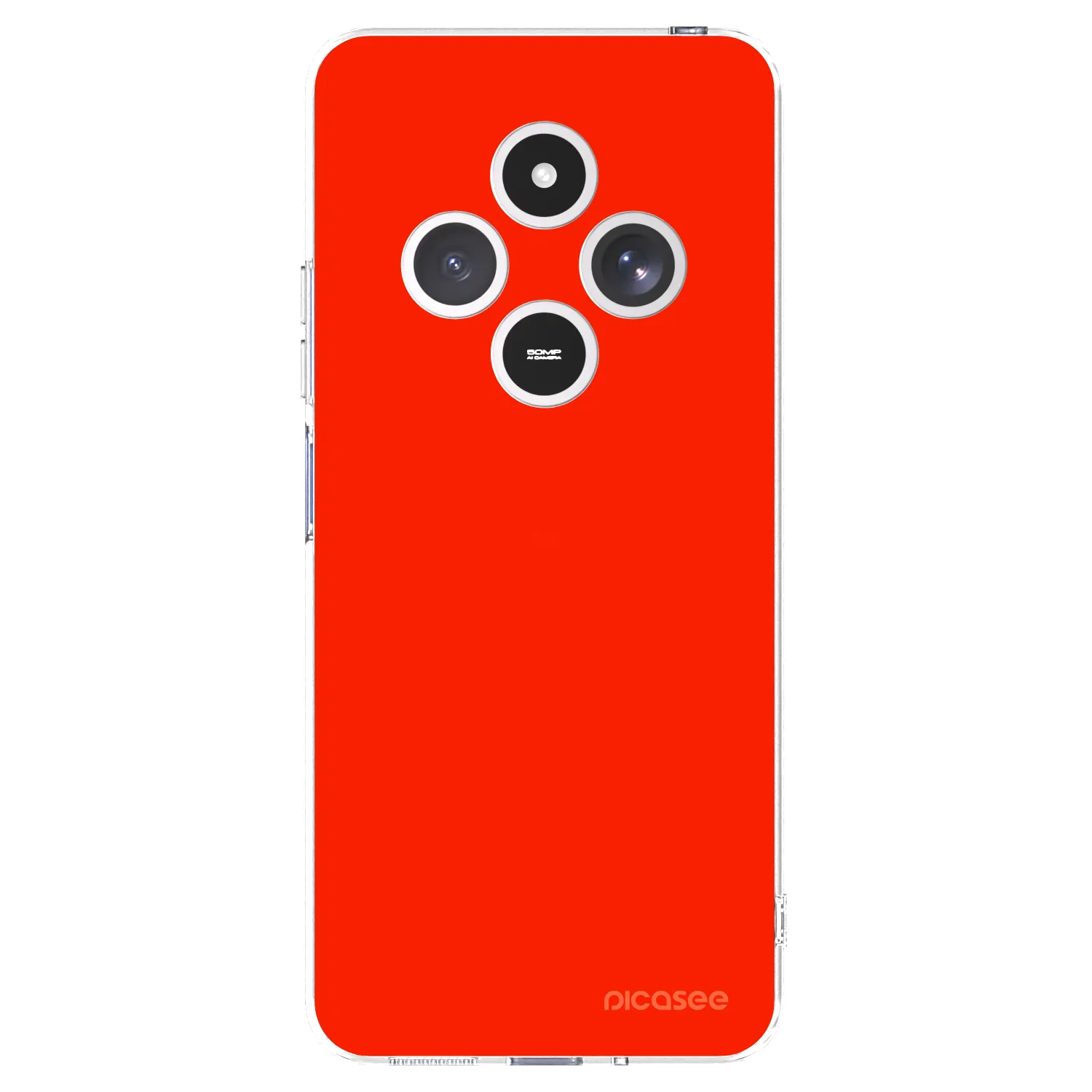 Picasee silikonowe przeźroczyste etui na Xiaomi Redmi 14C - Maranello Red