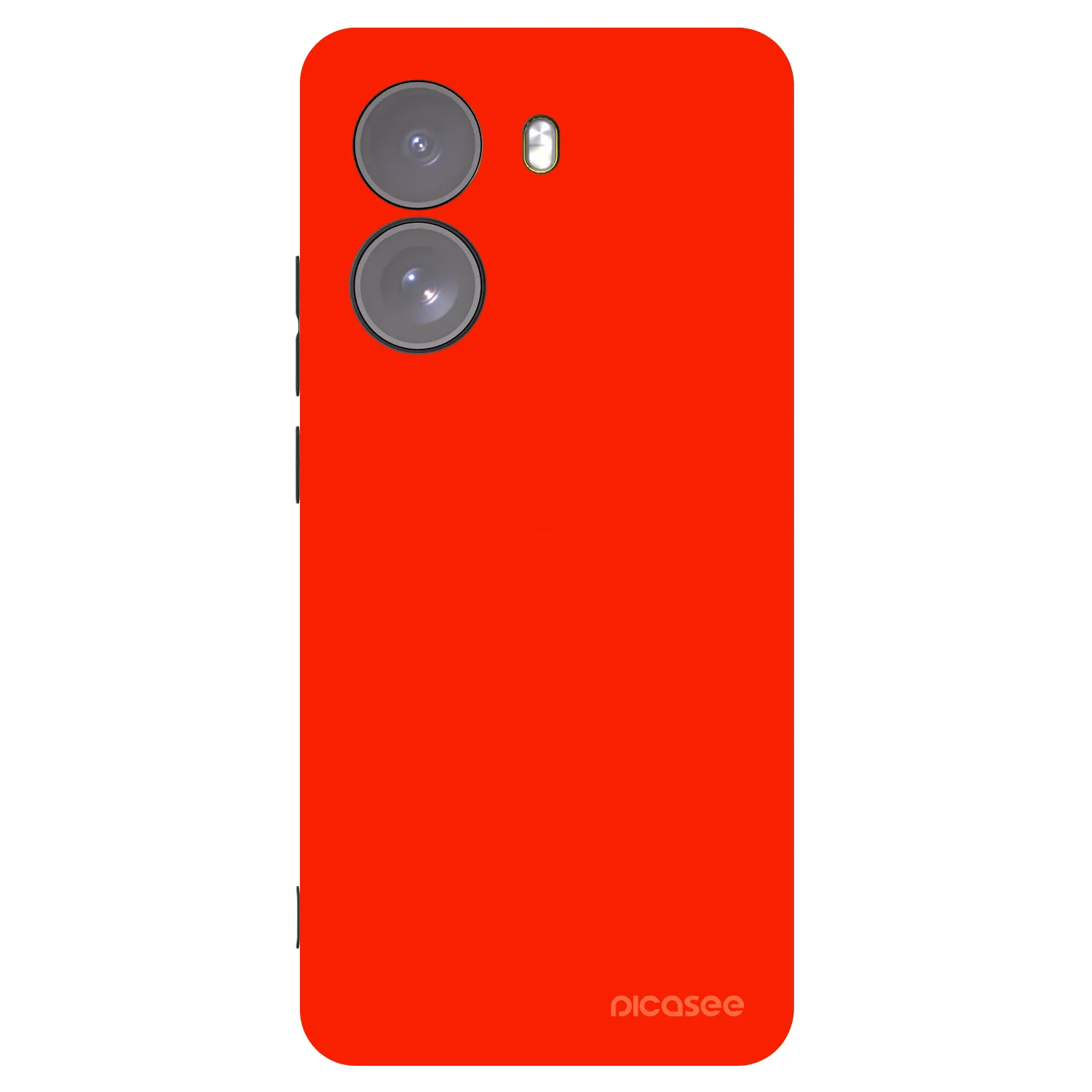 Picasee silikonowe czarne etui na Xiaomi Poco X7 - Maranello Red