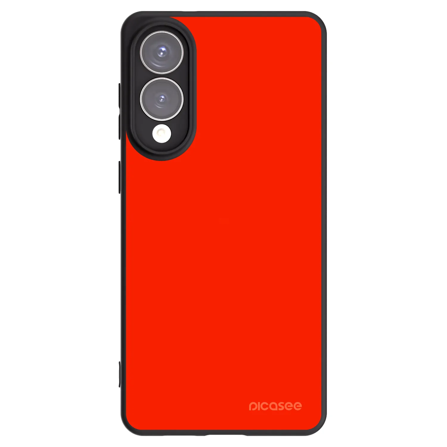 Picasee silikonowe czarne etui na Samsung Galaxy S25 Edge 5G - Maranello Red