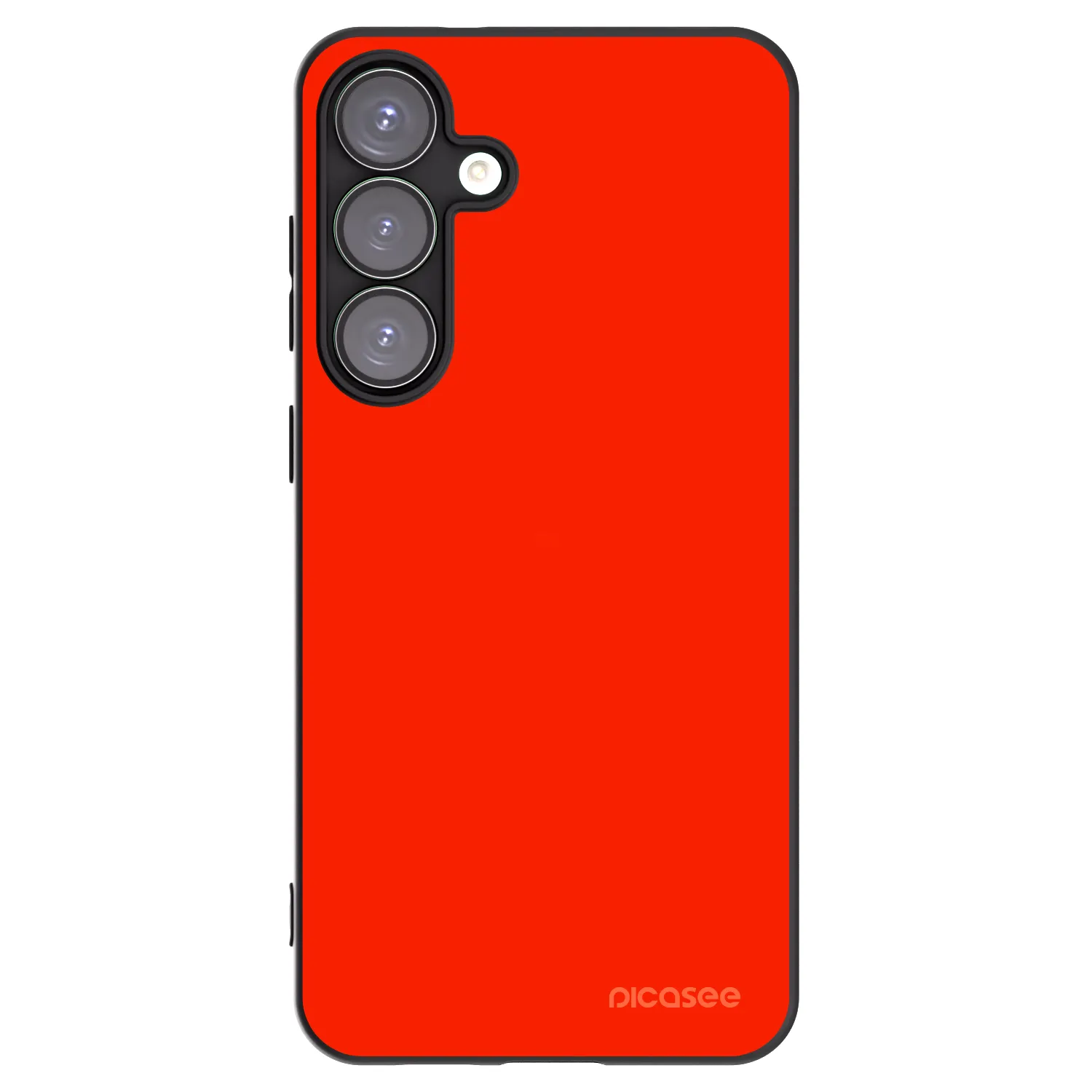 Picasee silikonowe czarne etui na Samsung Galaxy S25+ 5G - Maranello Red