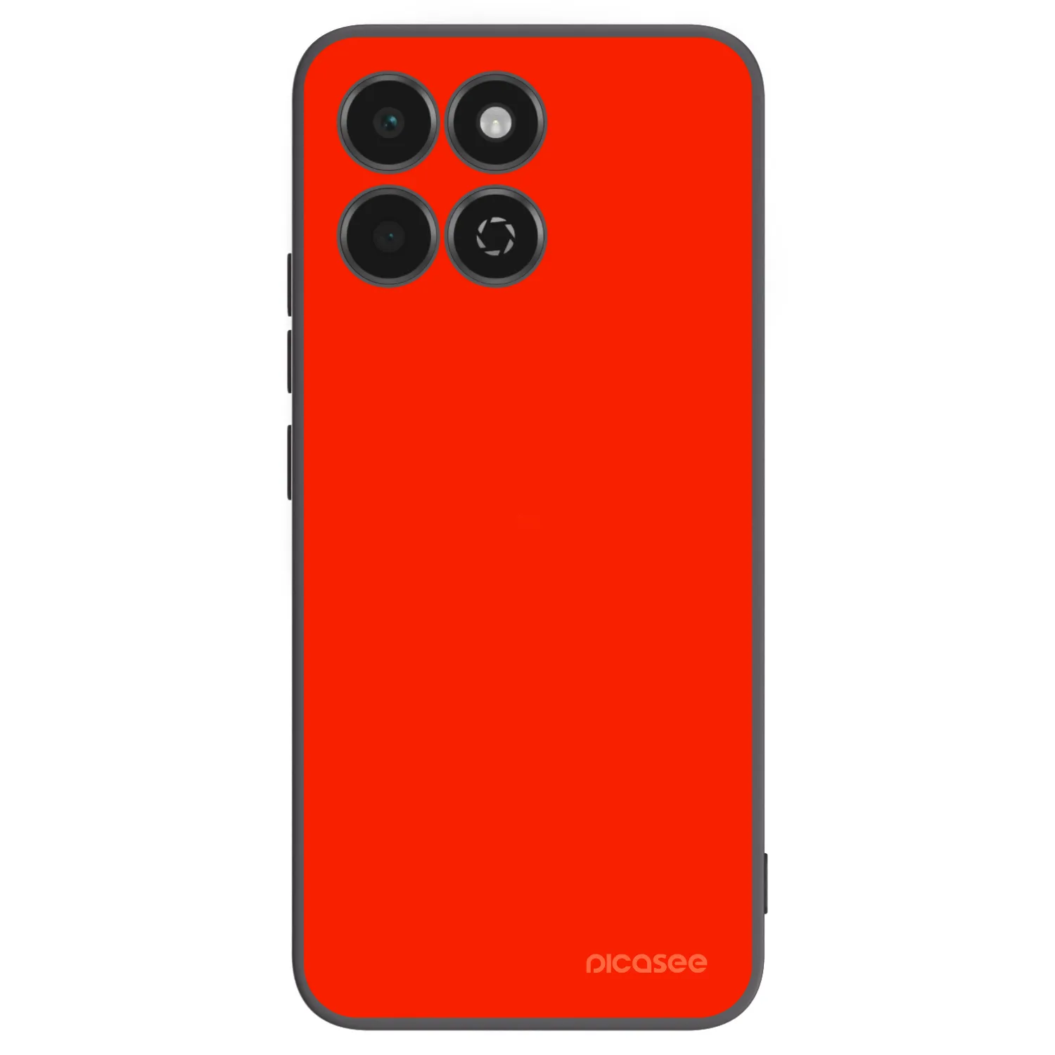 Picasee silikonowe czarne etui na Honor 200 Smart 5G - Maranello Red