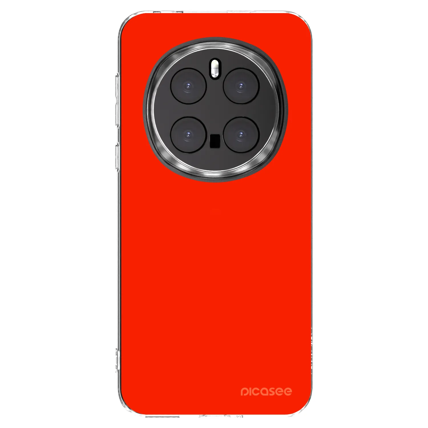 Picasee silikonowe przeźroczyste etui na Honor Magic7 Pro 5G - Maranello Red