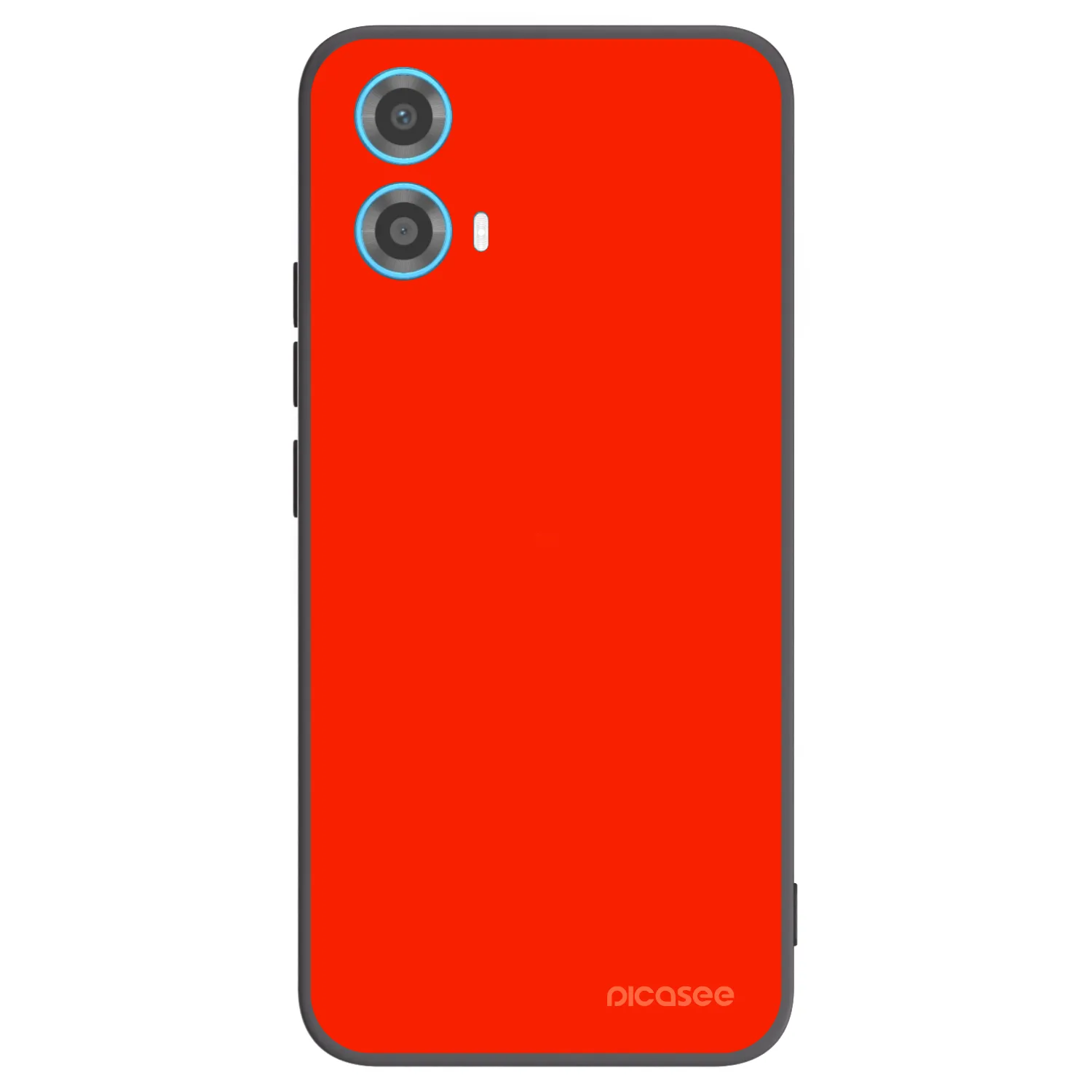 Picasee silikonowe czarne etui na Motorola Moto G34 5G - Maranello Red