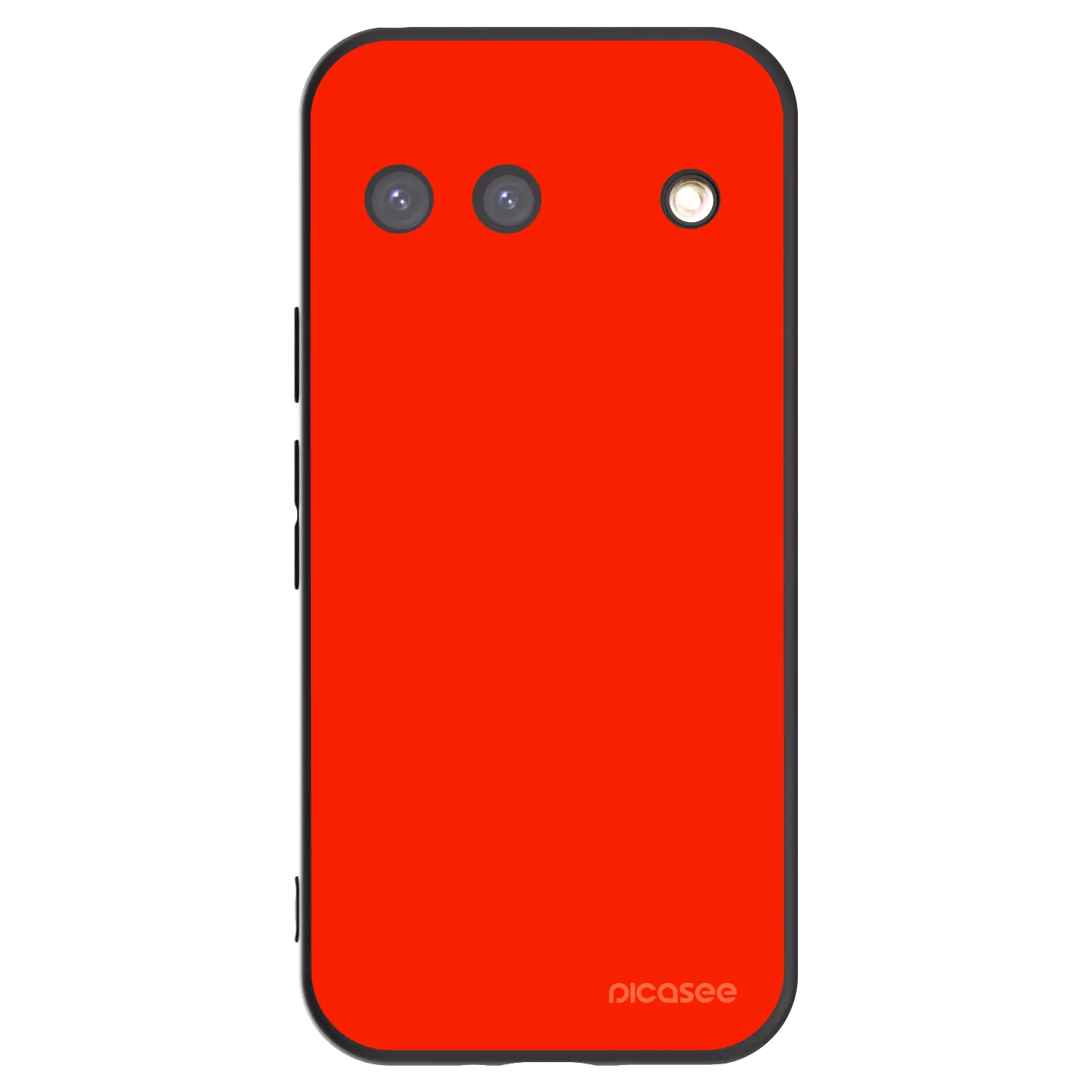 Picasee silikonowe czarne etui na Google Pixel 9 - Maranello Red