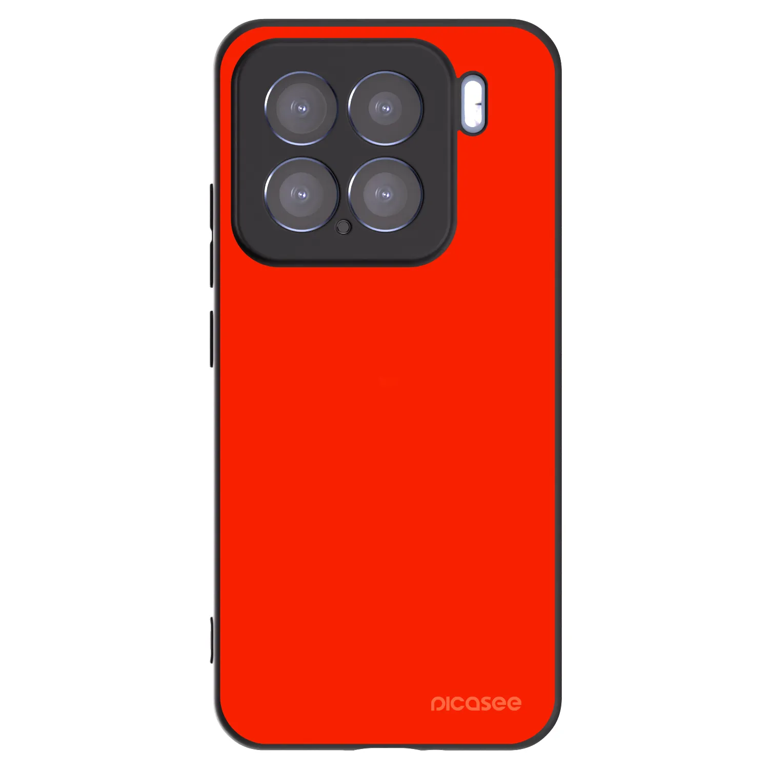 Picasee silikonowe czarne etui na Xiaomi 15 - Maranello Red