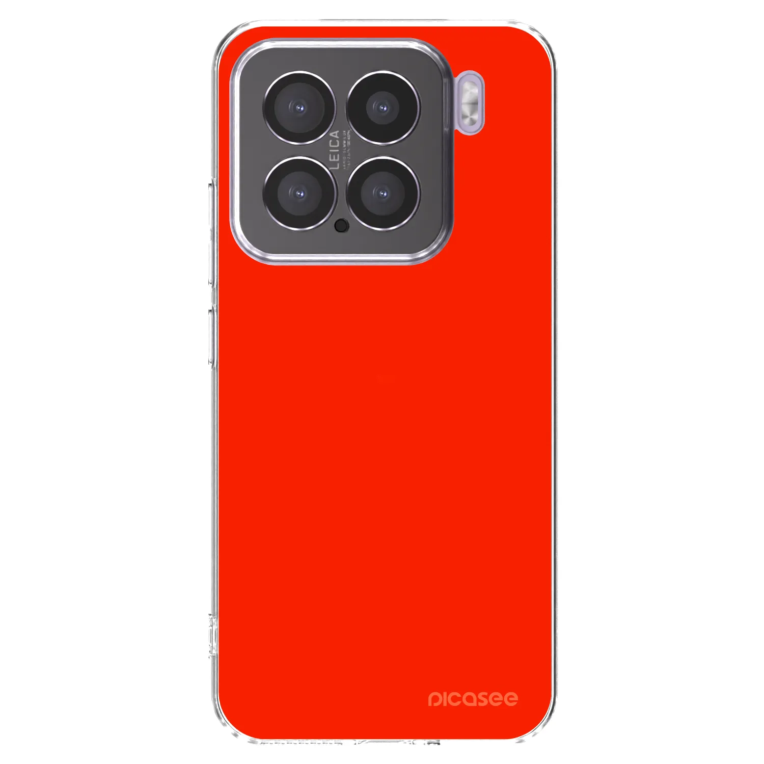 Picasee silikonowe przeźroczyste etui na Xiaomi 15 - Maranello Red