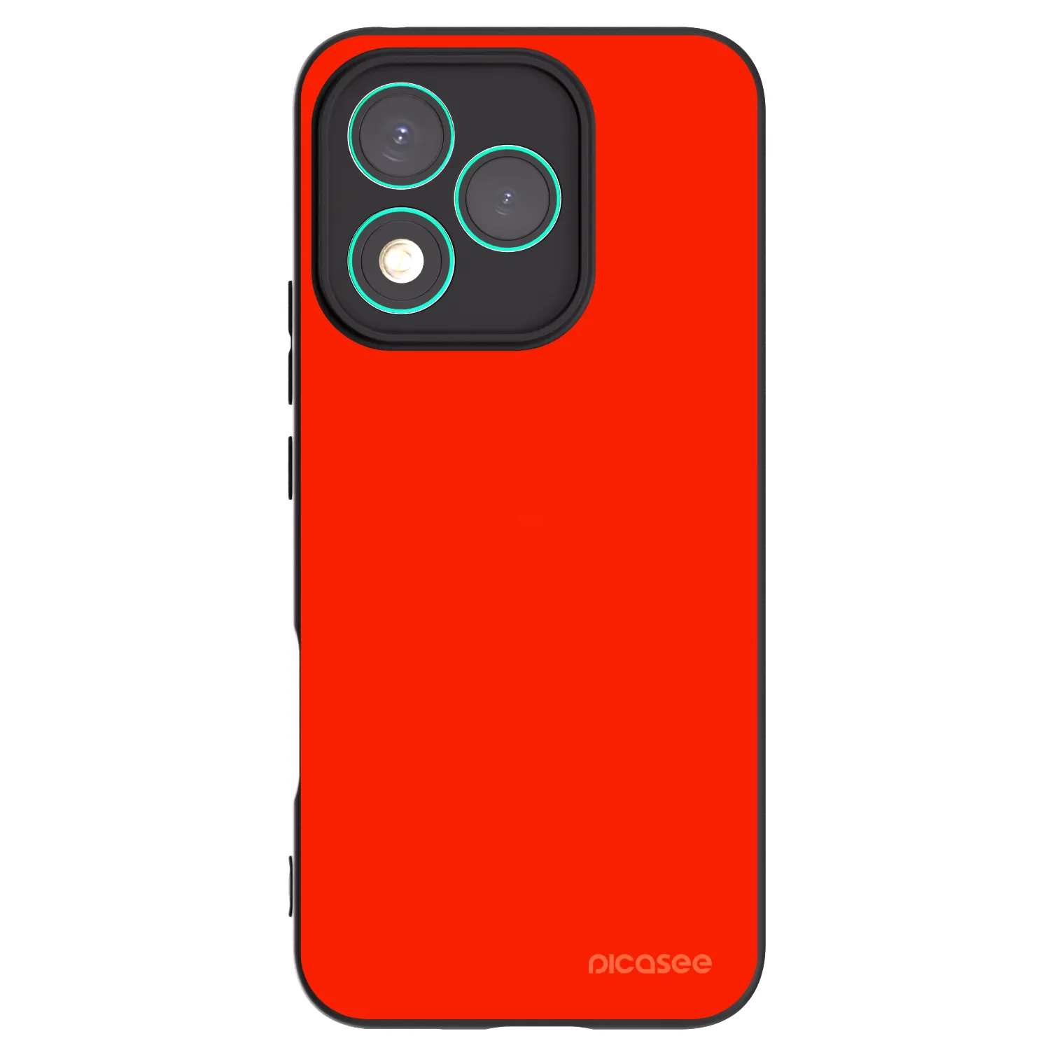 Picasee silikonowe czarne etui na Honor 400 Lite 5G - Maranello Red