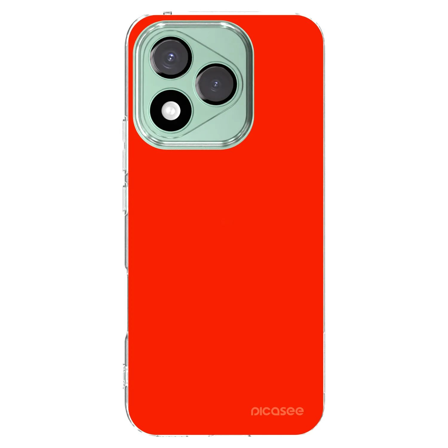 Picasee silikonowe przeźroczyste etui na Honor 400 Lite 5G - Maranello Red