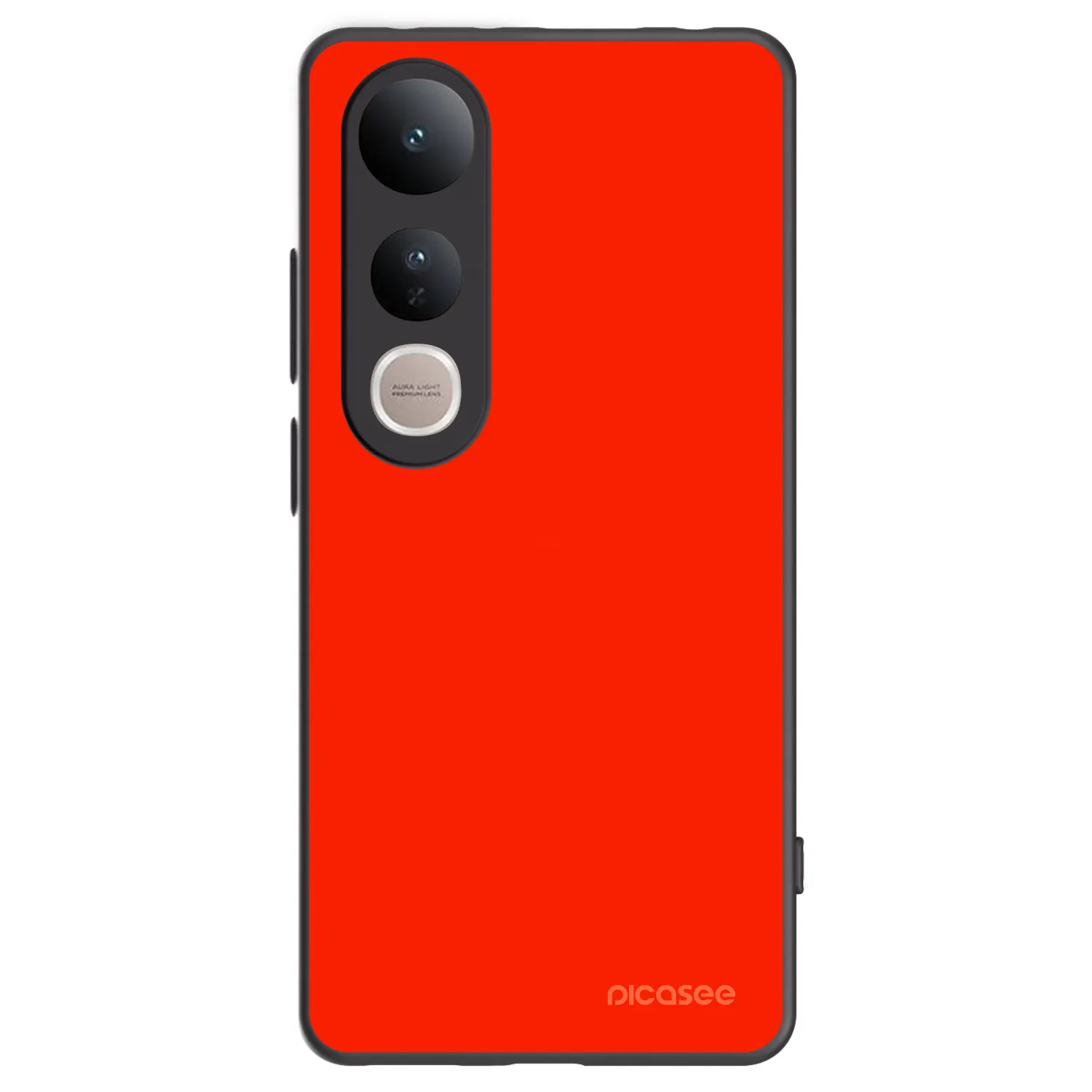 Picasee silikonowe czarne etui na Vivo V50 Lite 5G - Maranello Red