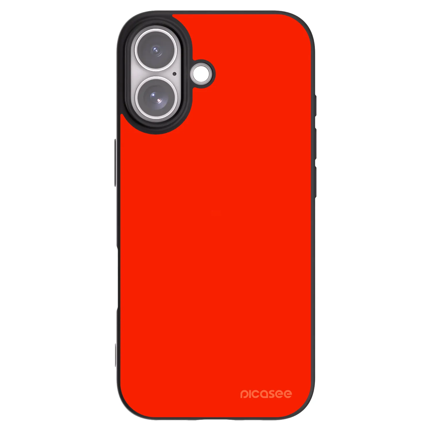 Picasee silikonowe czarne etui na Apple iPhone 17 - Maranello Red