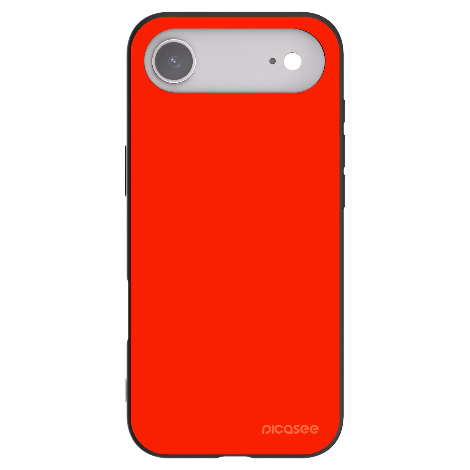 Picasee silikonowe czarne etui na Apple iPhone Air - Maranello Red