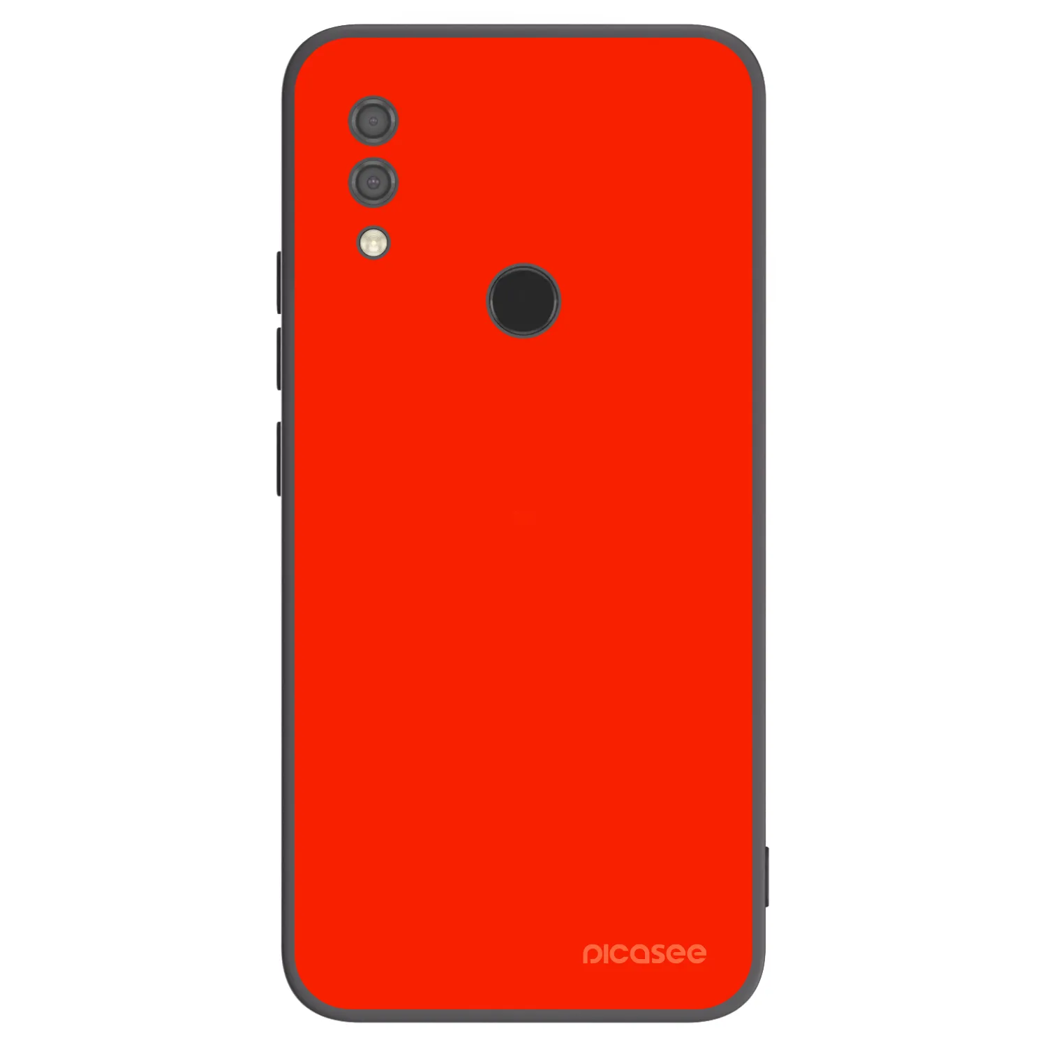 Picasee silikonowe czarne etui na Xiaomi Redmi 7 - Maranello Red
