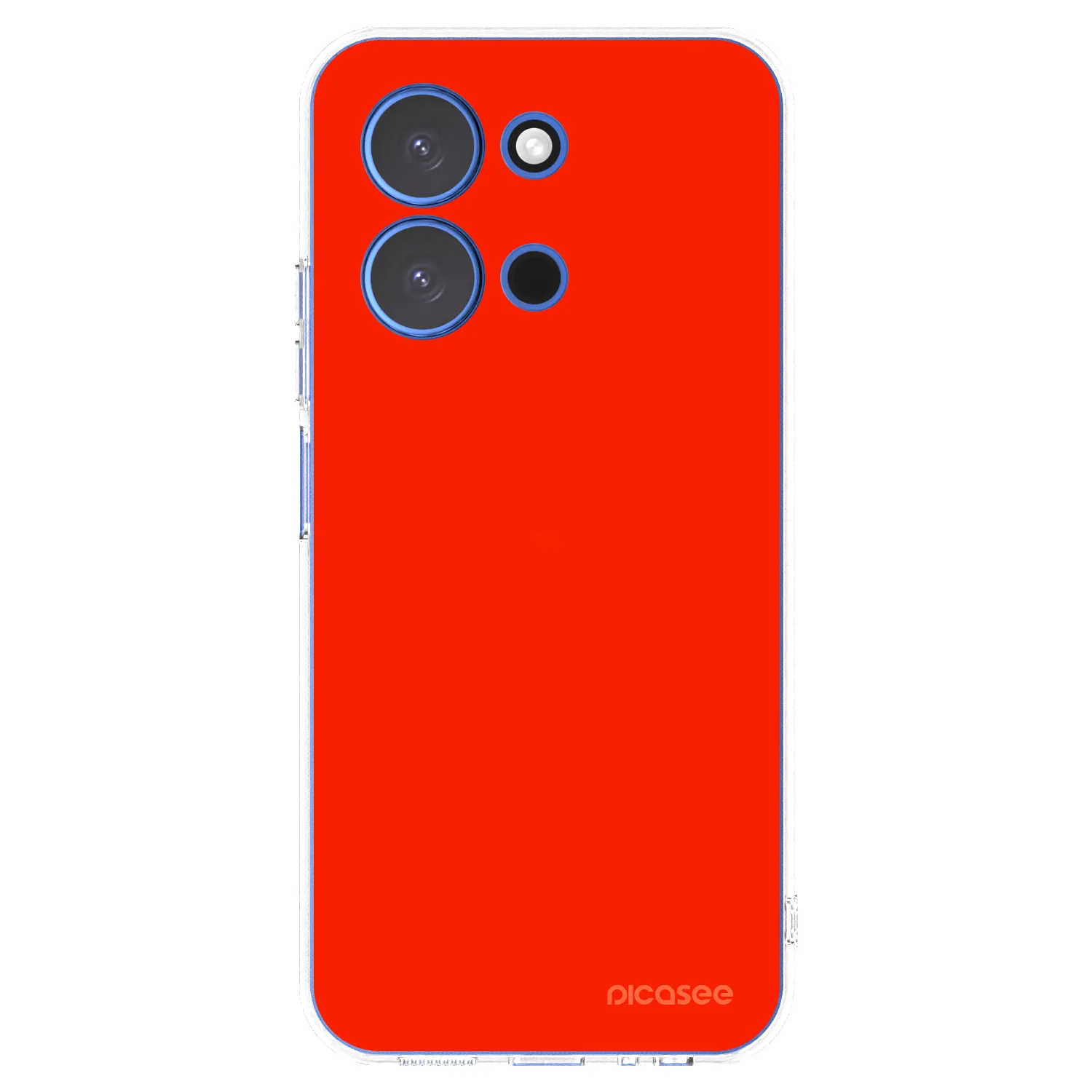 Picasee silikonowe przeźroczyste etui na Xiaomi Redmi 15C 4G - Maranello Red
