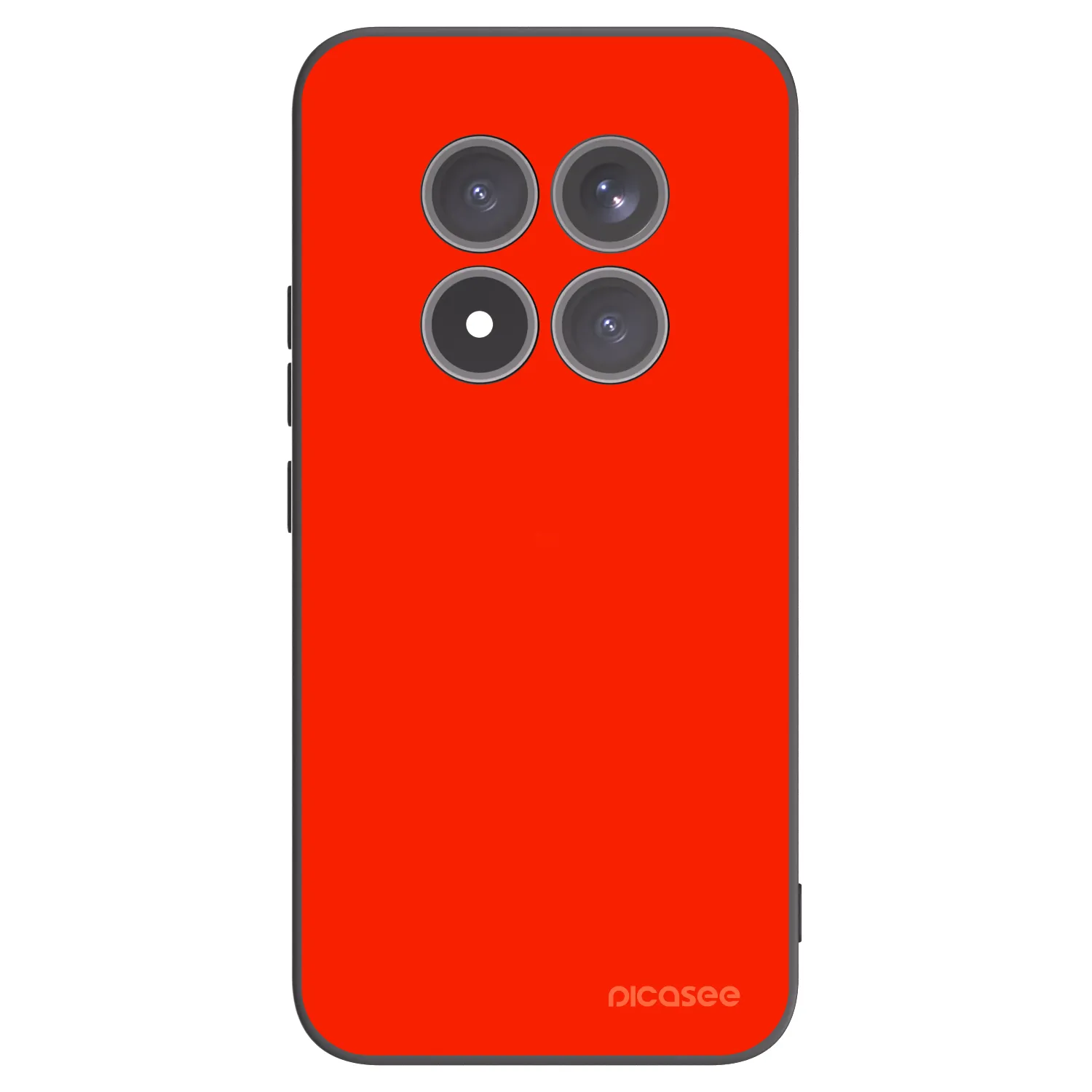 Picasee silikonowe czarne etui na Xiaomi Redmi Note 15 Pro+ - Maranello Red