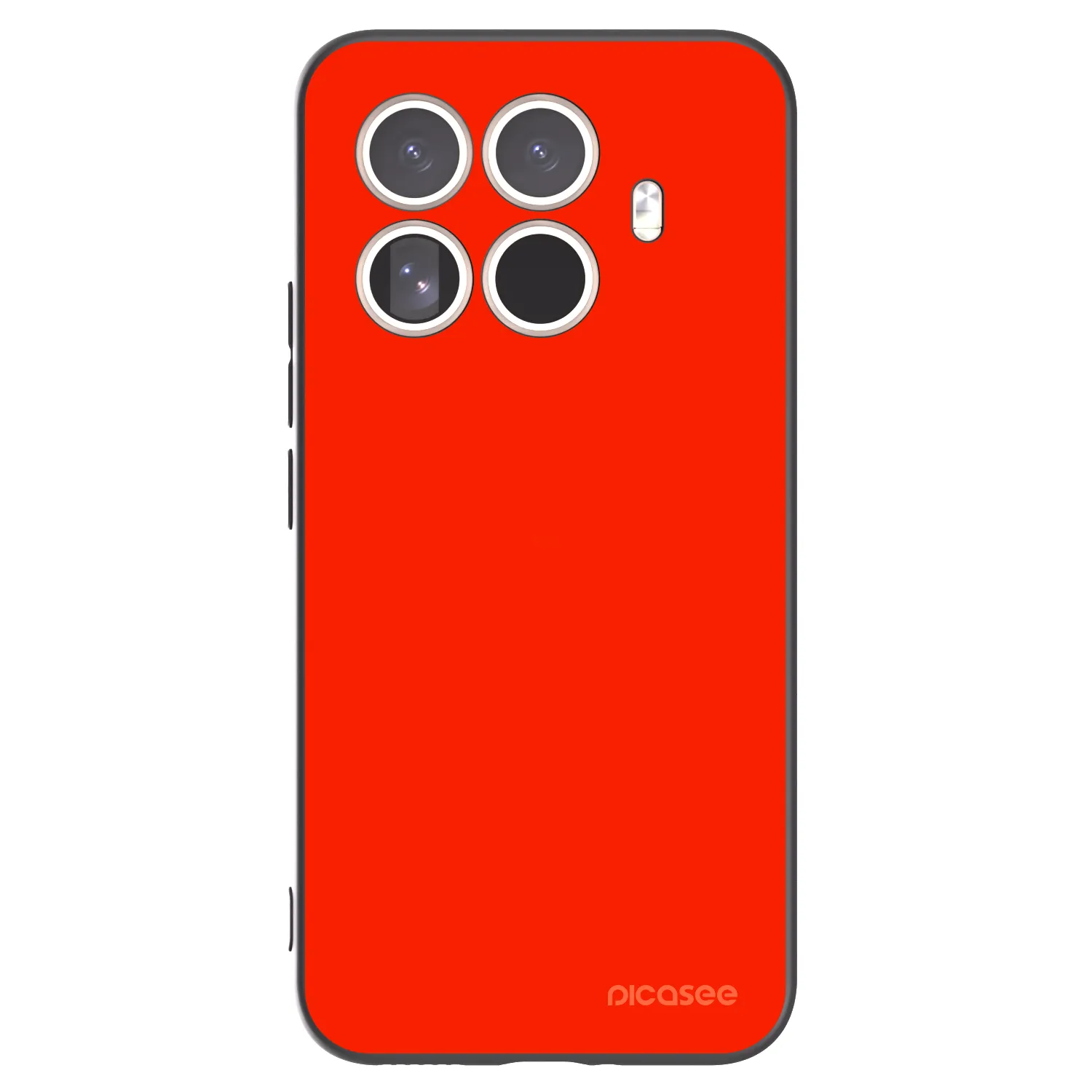 Picasee silikonowe czarne etui na Xiaomi 15T Pro - Maranello Red