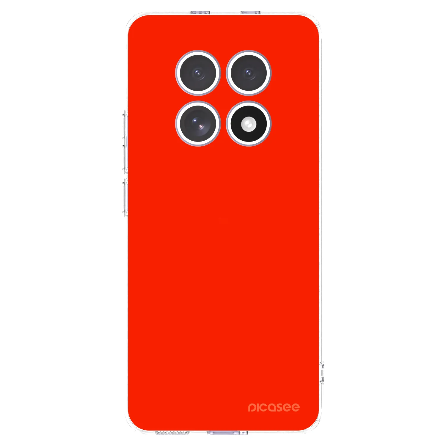 Picasee silikonowe przeźroczyste etui na Xiaomi Redmi Note 15 4G - Maranello Red