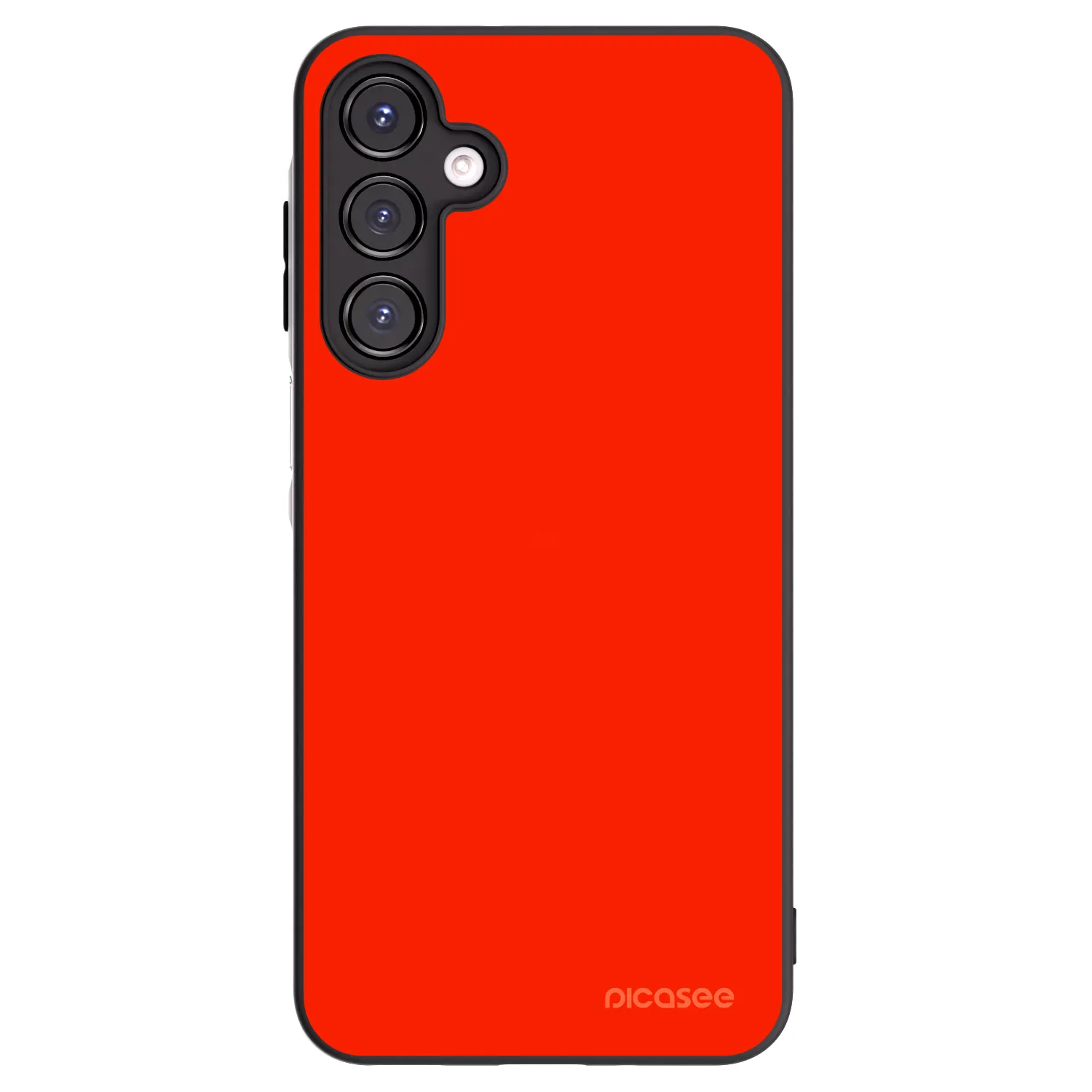 Picasee silikonowe czarne etui na Samsung Galaxy A16 4G - Maranello Red