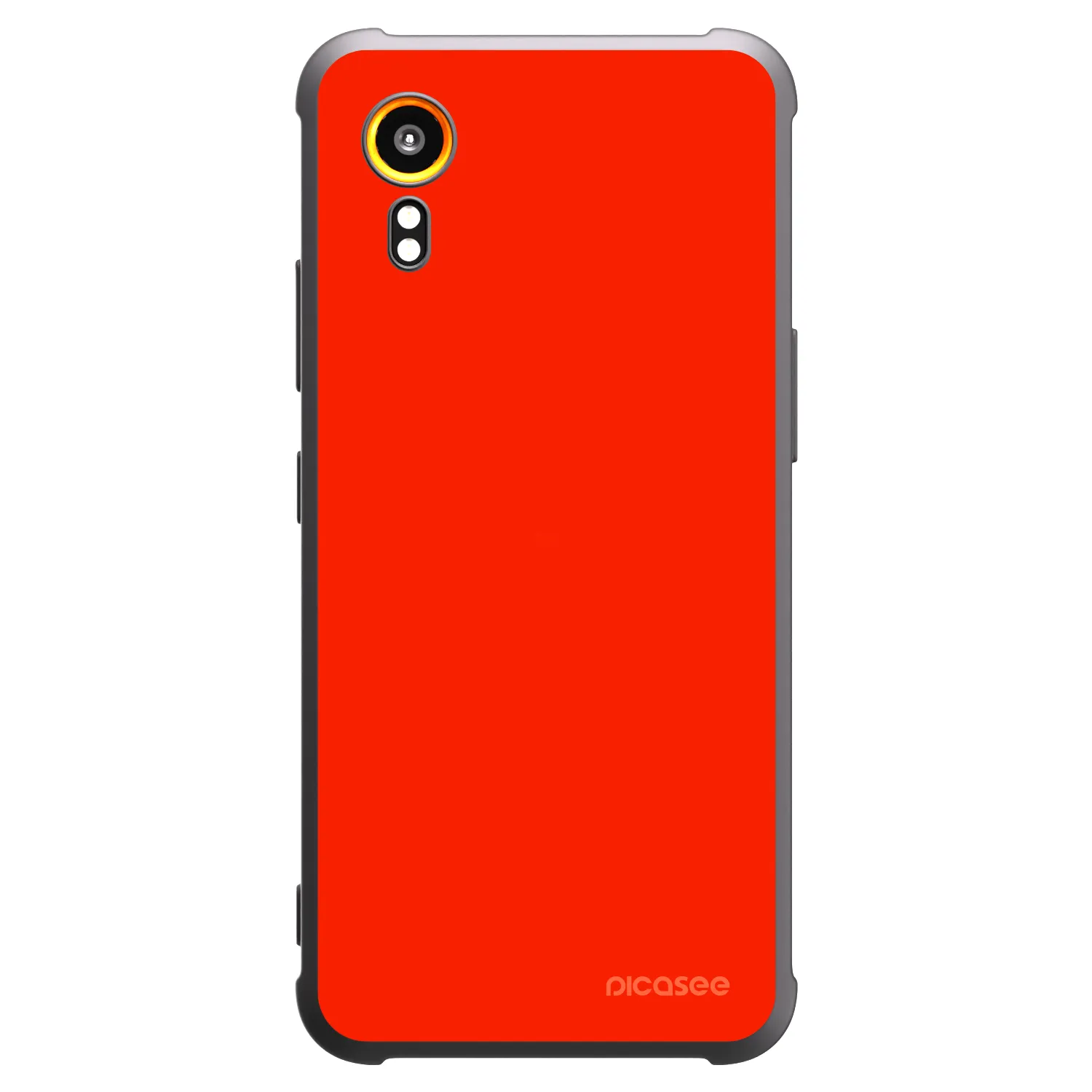 Picasee silikonowe czarne etui na Samsung Galaxy Xcover 7 - Maranello Red