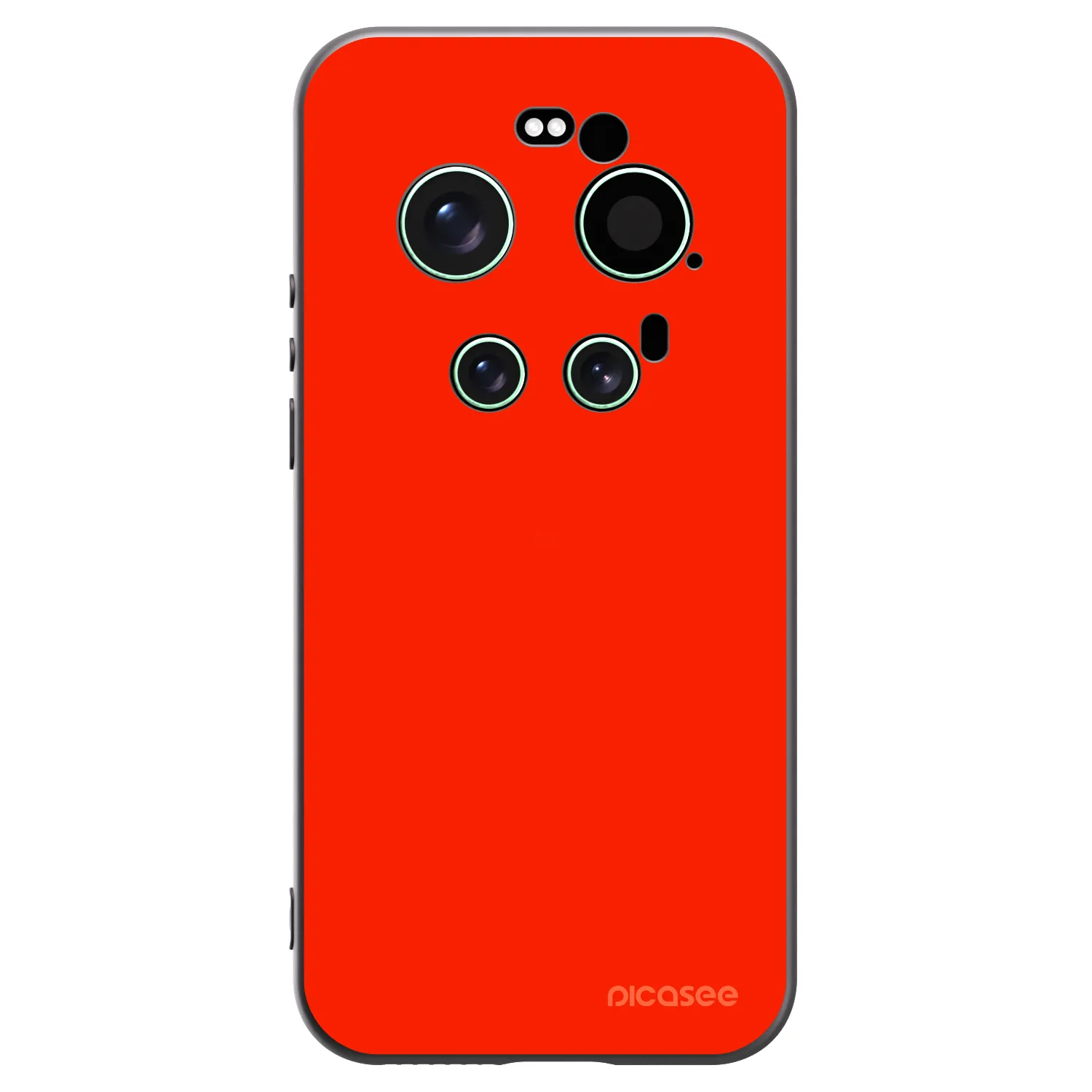 Picasee silikonowe czarne etui na Xiaomi 17 Ultra - Maranello Red