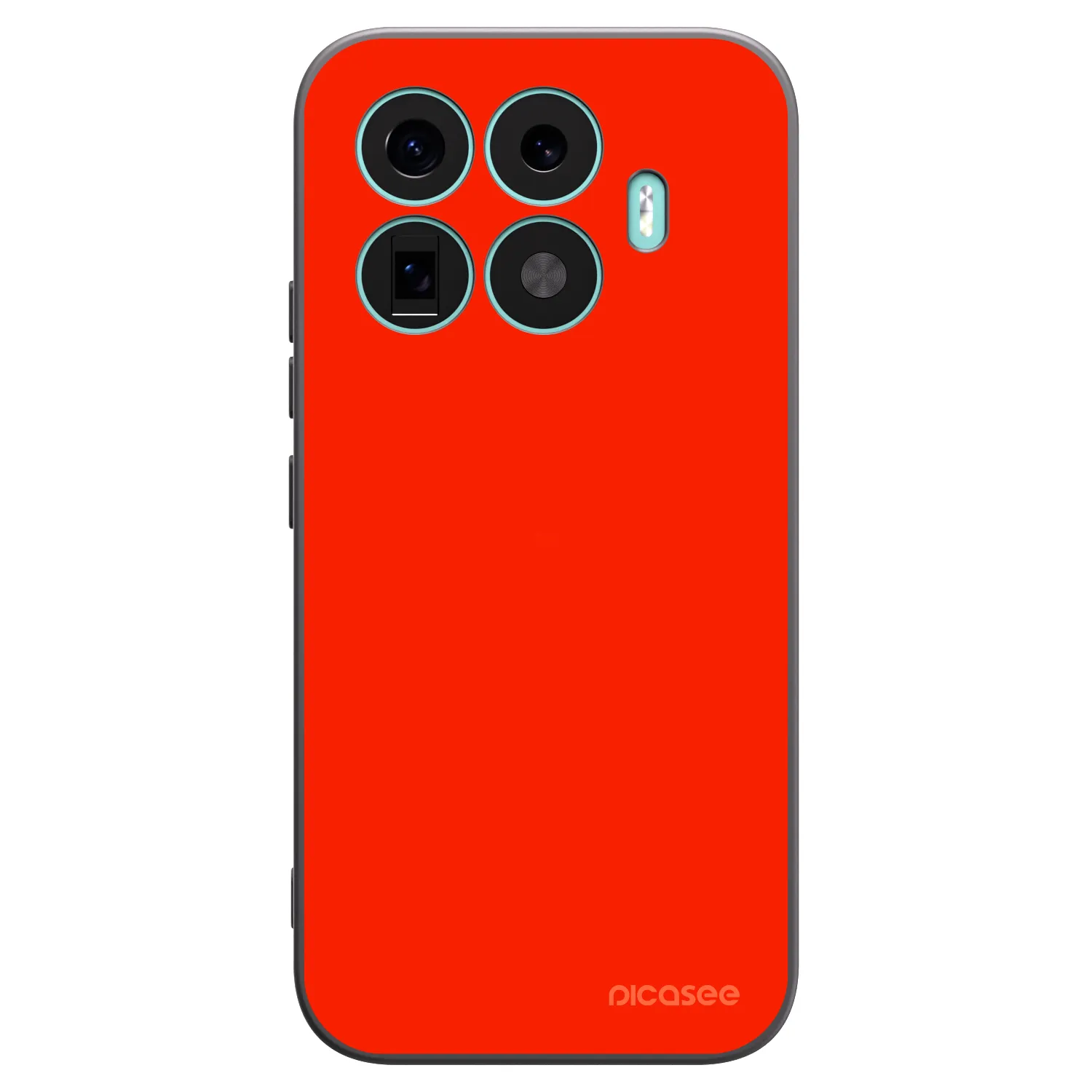 Picasee silikonowe czarne etui na Xiaomi 17T - Maranello Red