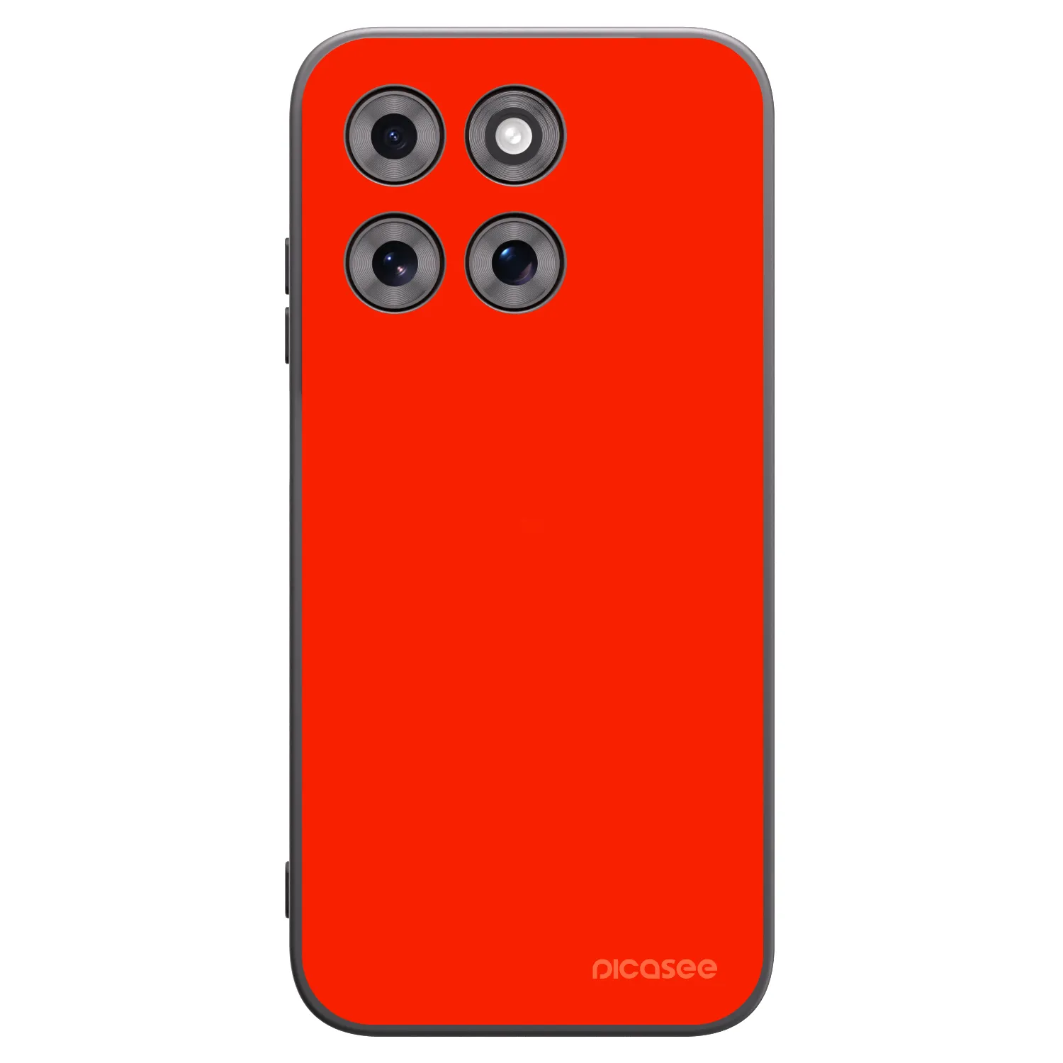 Picasee silikonowe czarne etui na Motorola Moto G77 - Maranello Red