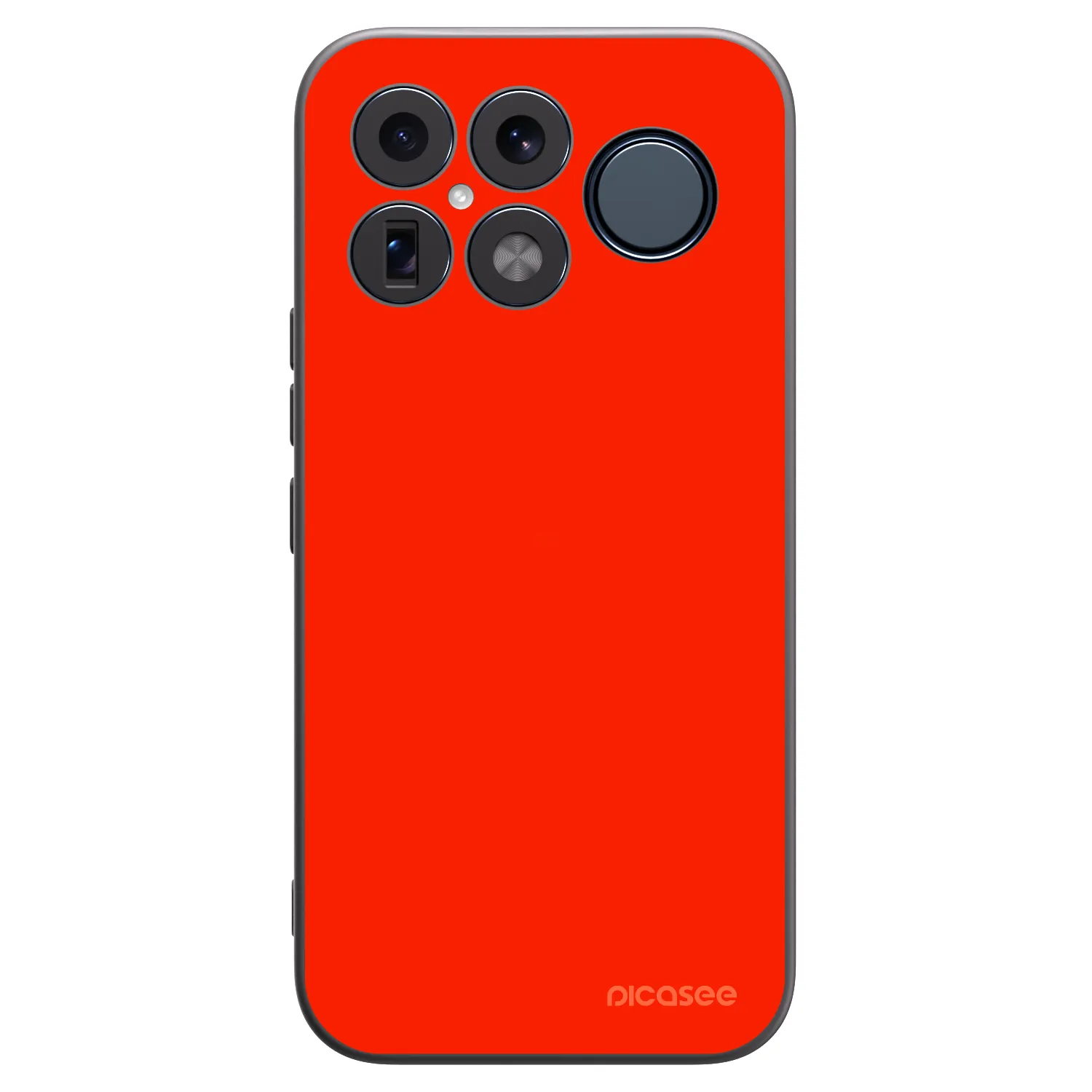 Picasee silikonowe czarne etui na Xiaomi Poco F8 Ultra - Maranello Red