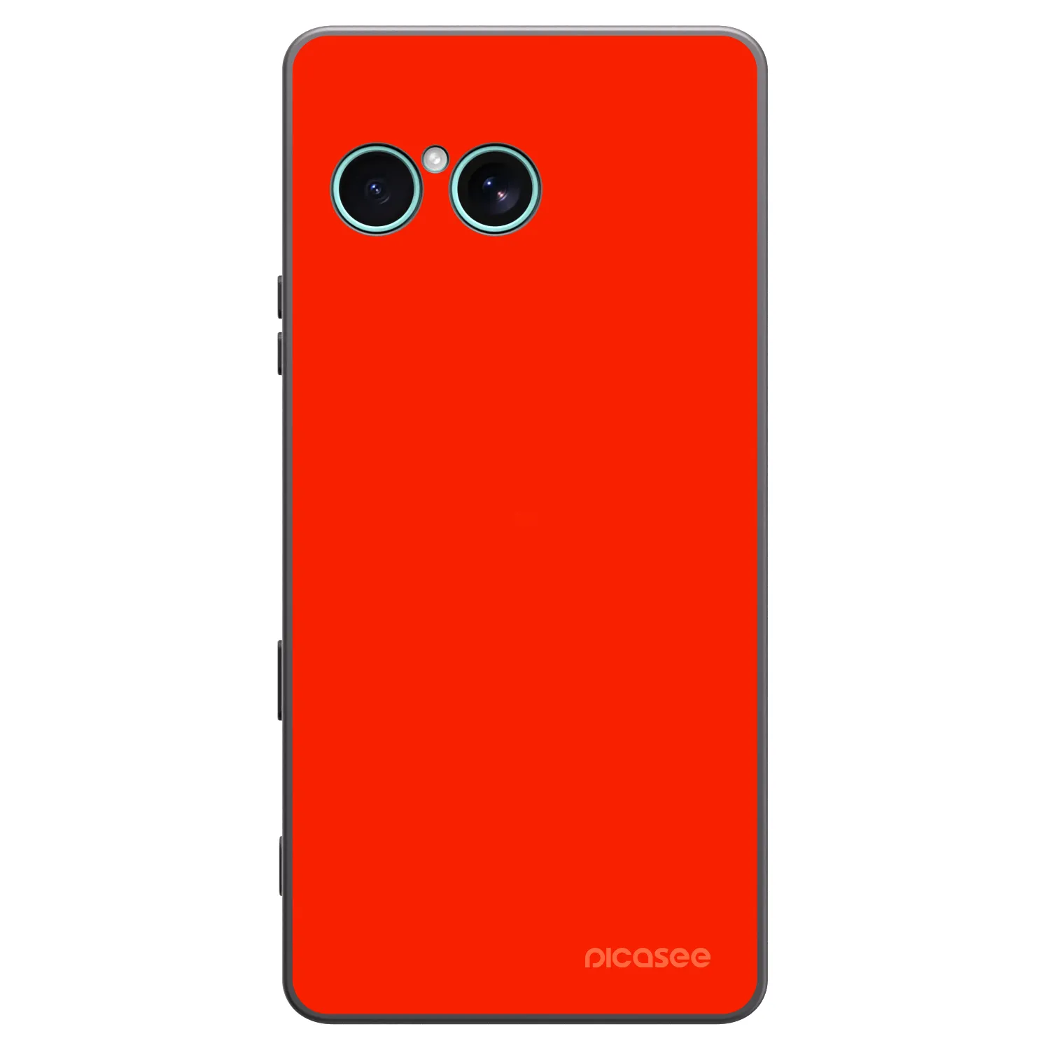 Picasee silikonowe czarne etui na Sony Xperia 10 VII - Maranello Red