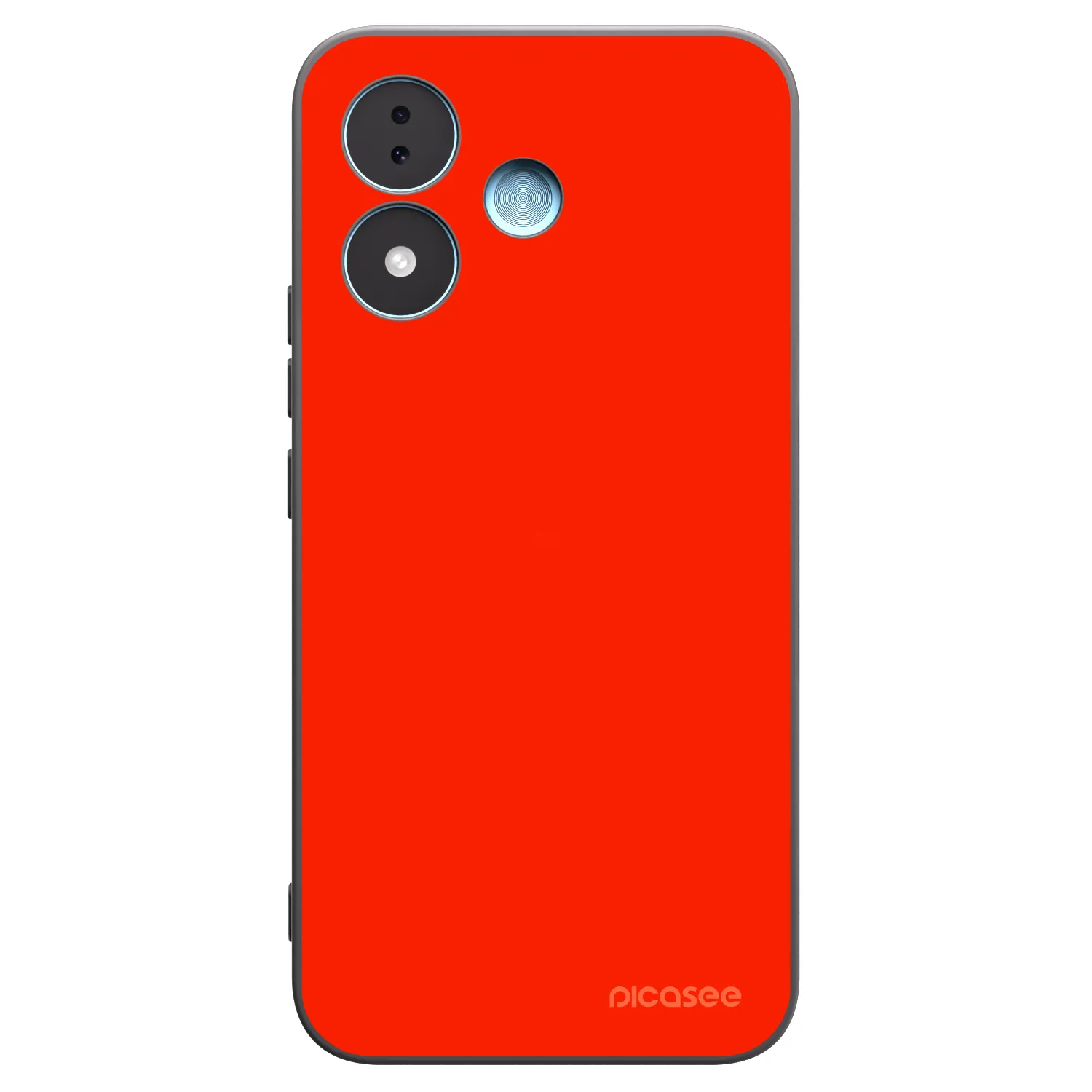 Picasee silikonowe czarne etui na Xiaomi Redmi Note 17 5G - Maranello Red