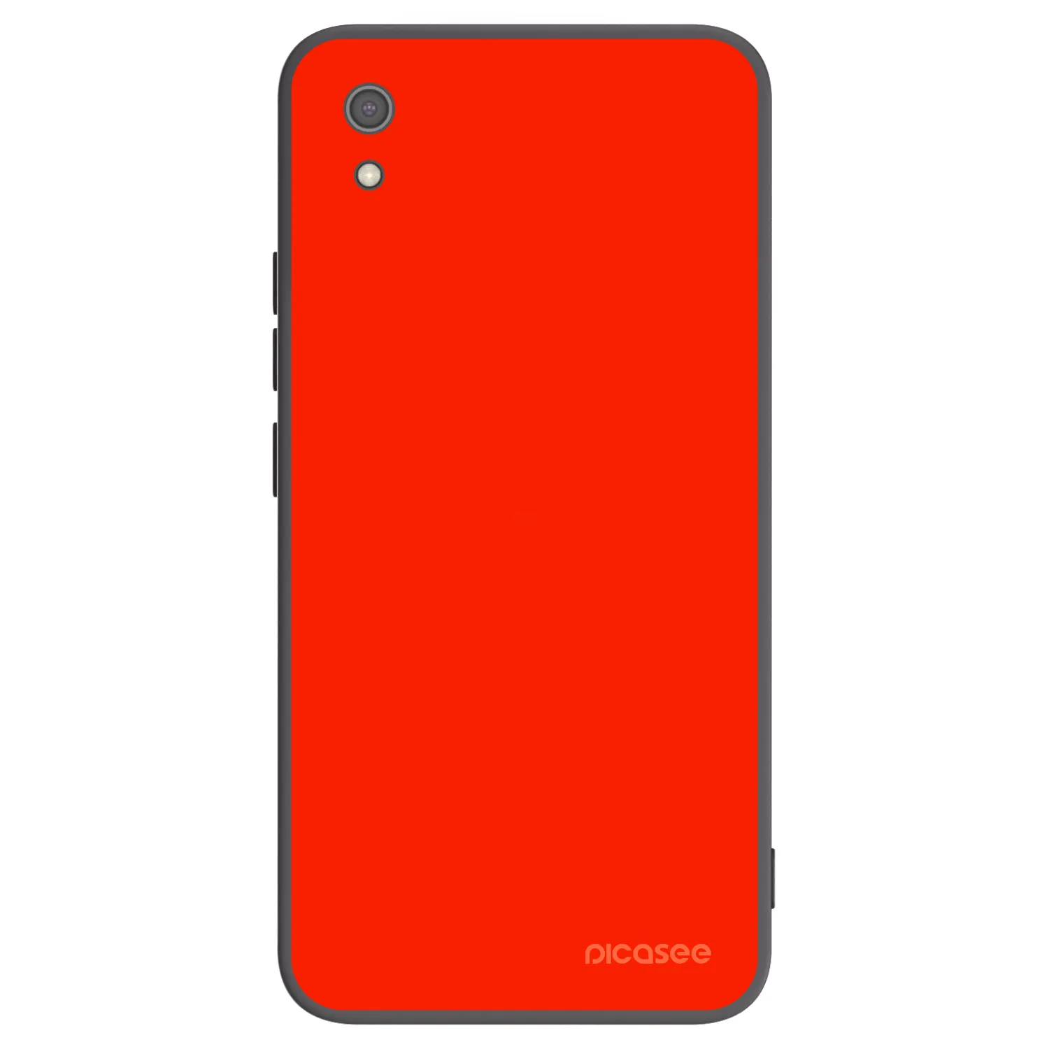 Picasee silikonowe czarne etui na Xiaomi Redmi 7A - Maranello Red