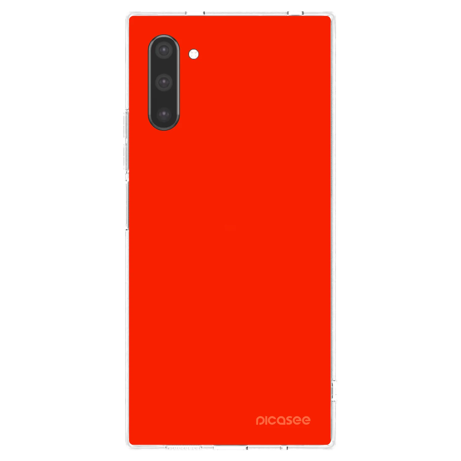 Picasee silikonowe przeźroczyste etui na Samsung Galaxy Note 10 N970F - Maranello Red