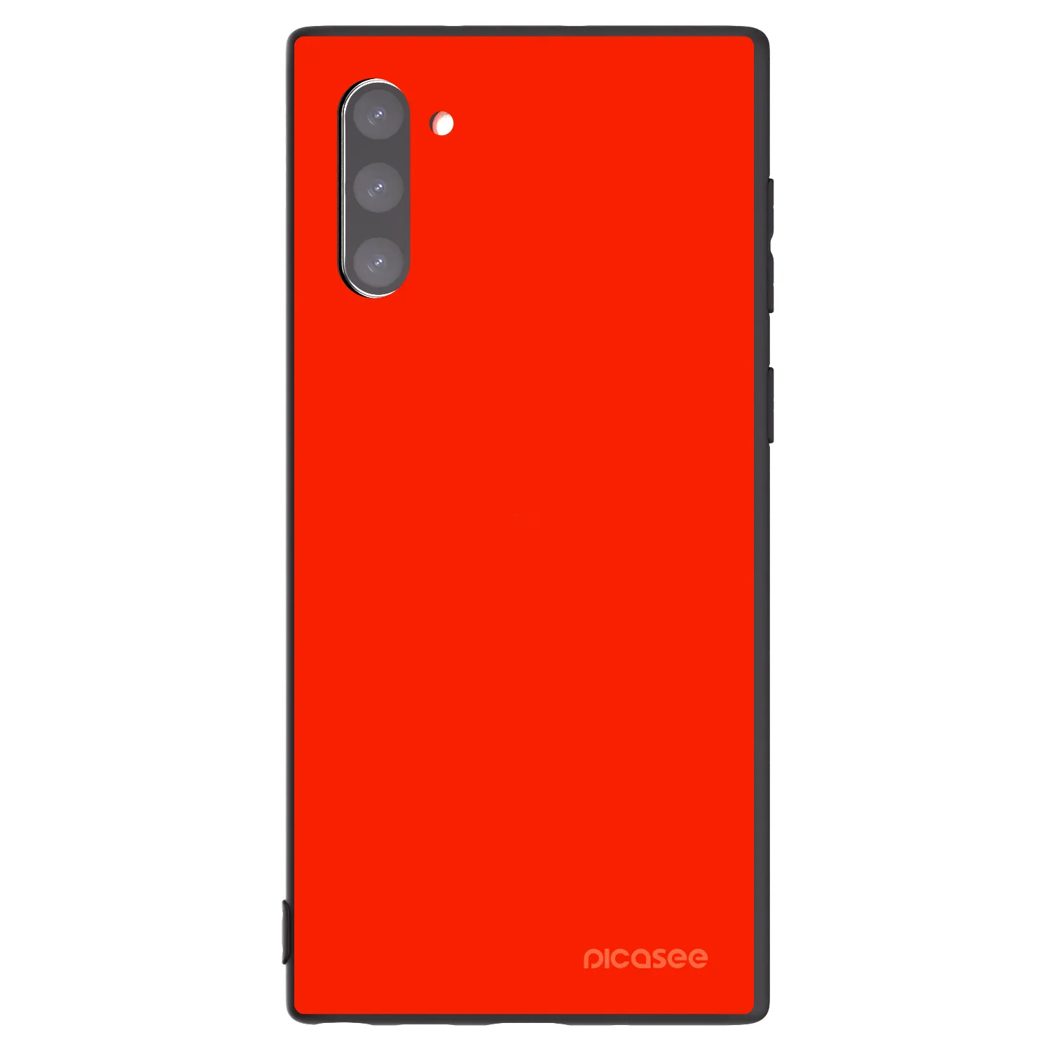 Picasee silikonowe czarne etui na Samsung Galaxy Note 10 N970F - Maranello Red