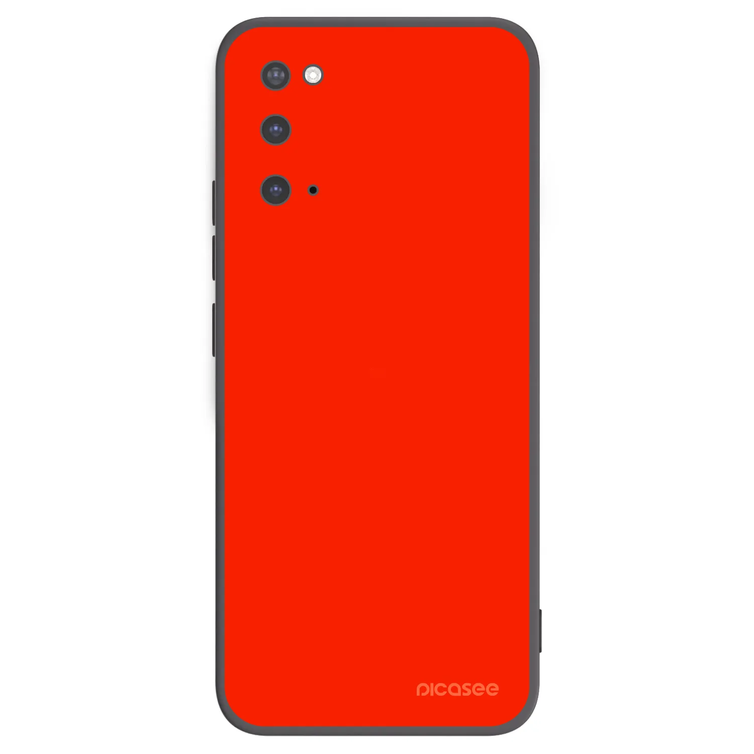 Picasee silikonowe czarne etui na Samsung Galaxy S20 G980F - Maranello Red