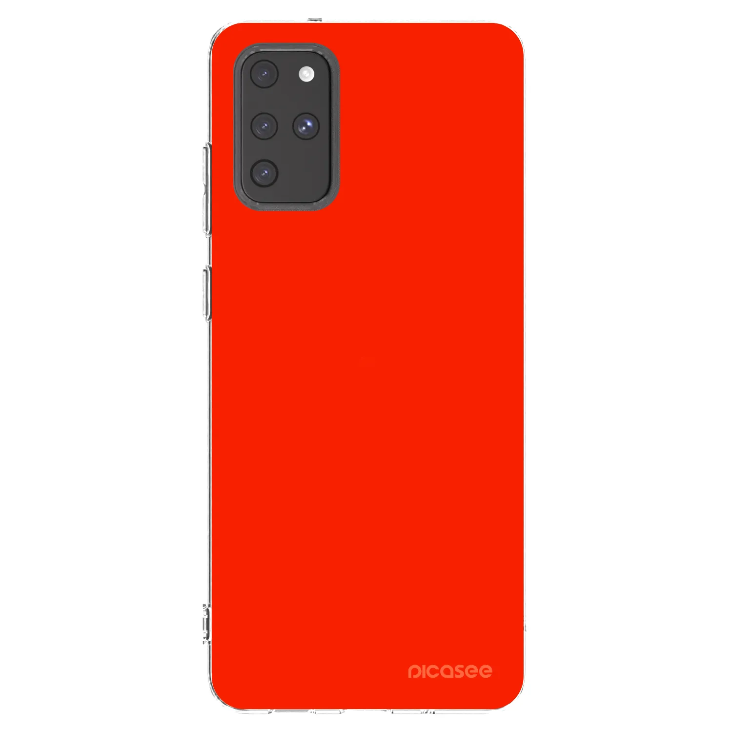 Picasee silikonowe przeźroczyste etui na Samsung Galaxy S20+ G985F - Maranello Red