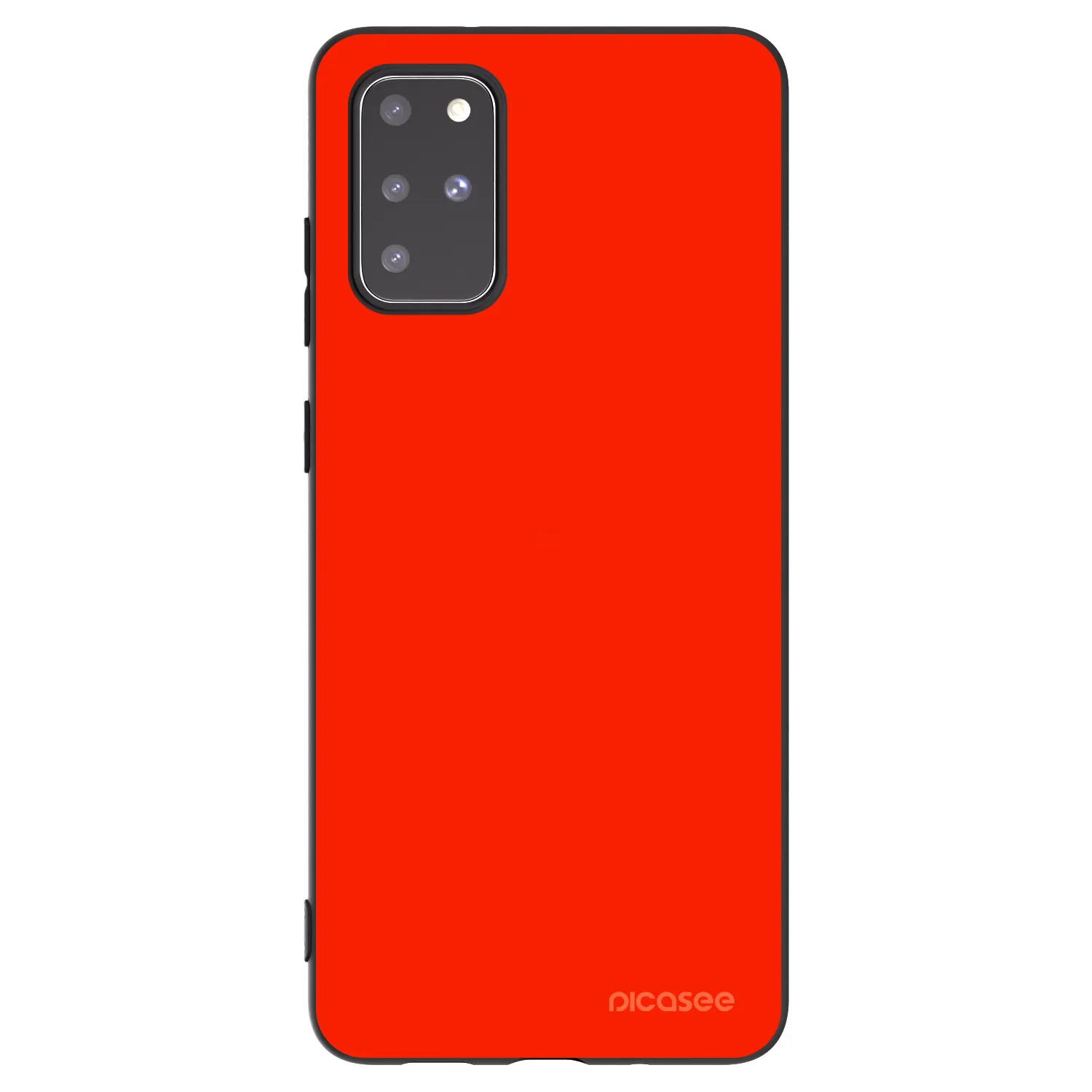 Picasee silikonowe czarne etui na Samsung Galaxy S20+ G985F - Maranello Red