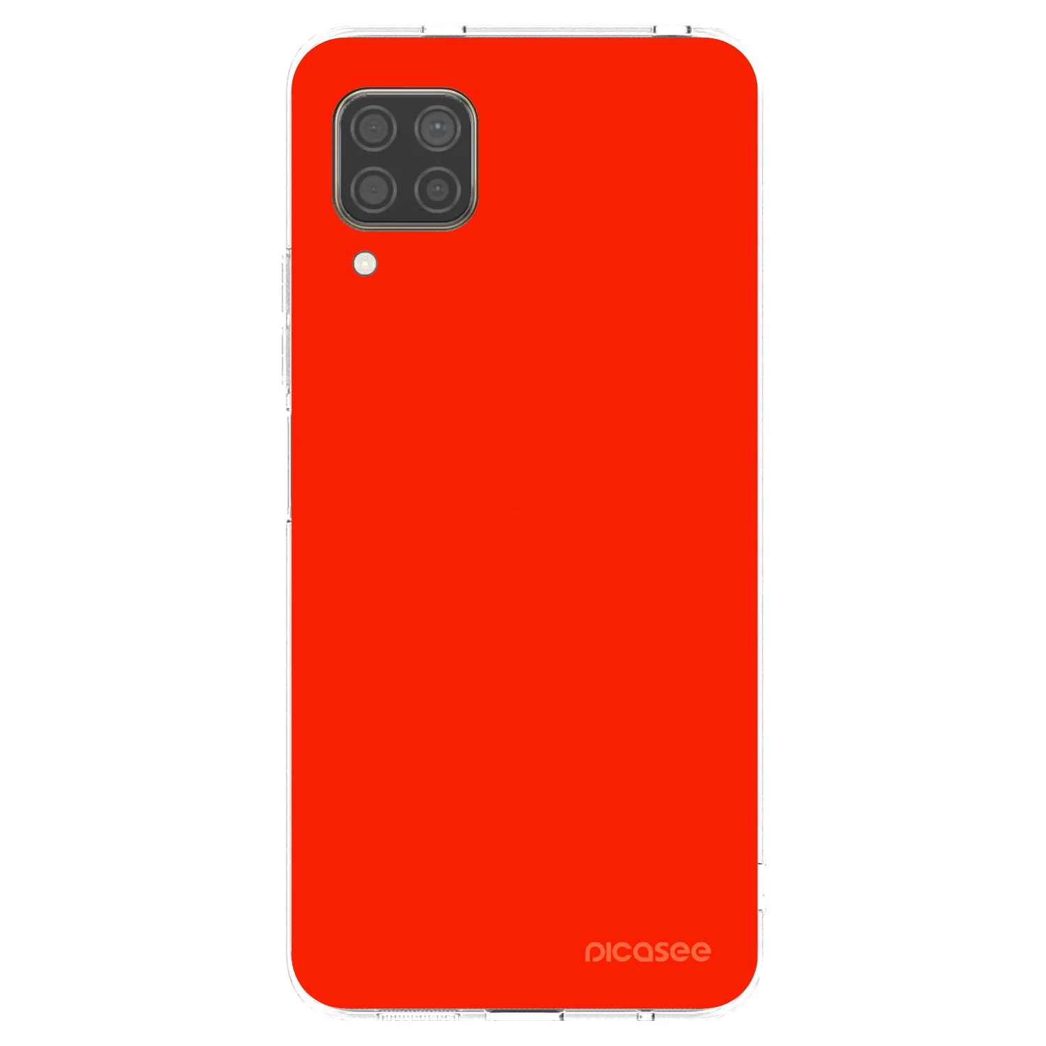 Picasee silikonowe przeźroczyste etui na Huawei P40 Lite - Maranello Red