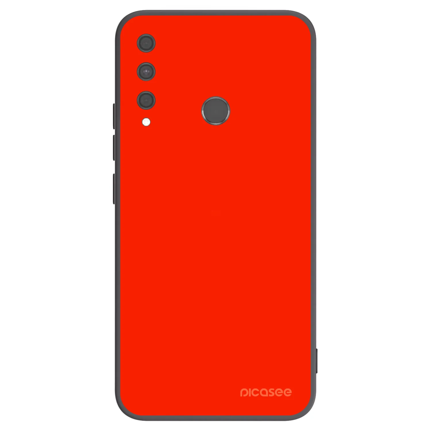 Picasee silikonowe czarne etui na Huawei P40 Lite E - Maranello Red