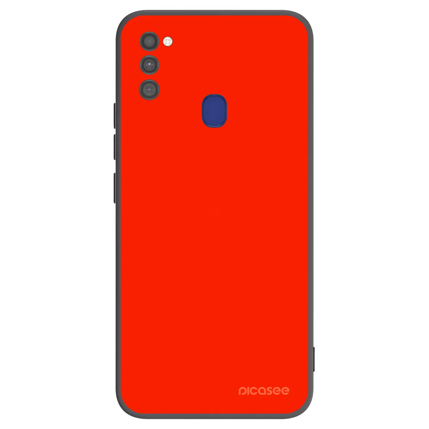 Picasee silikonowe czarne etui na Samsung Galaxy M21 M215F - Maranello Red