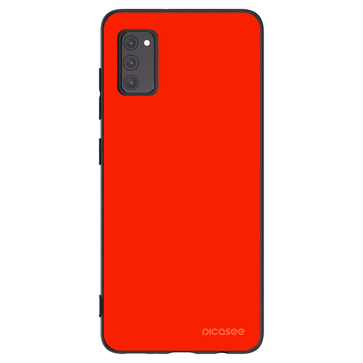 Picasee silikonowe czarne etui na Samsung Galaxy A41 A415F - Maranello Red