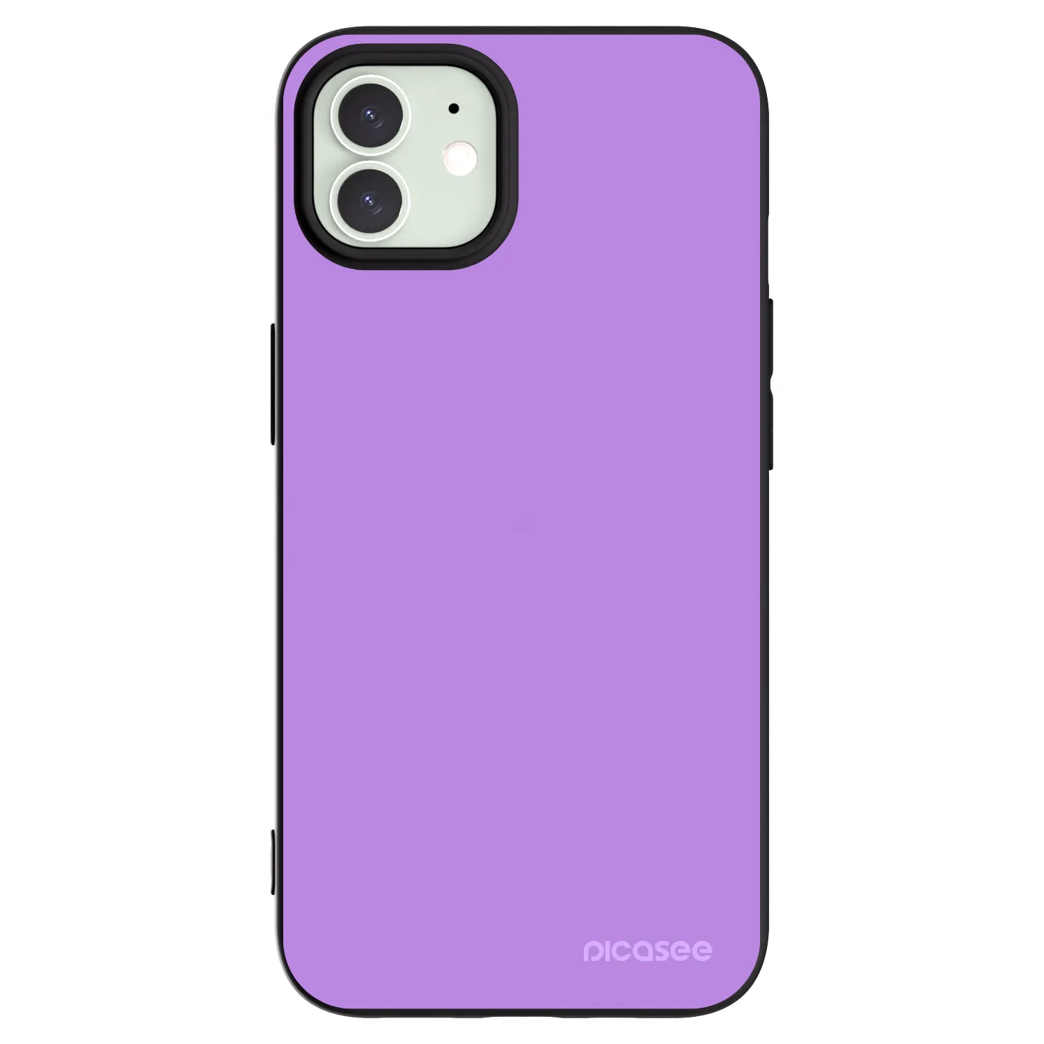 Picasee silikonowe czarne etui na Apple iPhone 12 Pro - Mystic Melody