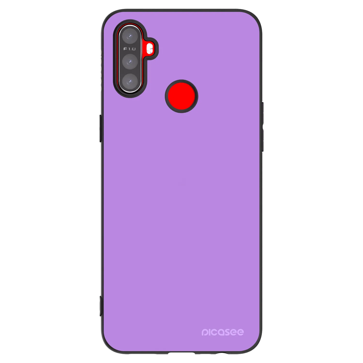 Picasee silikonowe czarne etui na Realme C3 - Mystic Melody