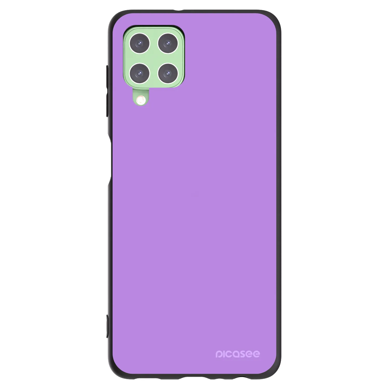 Picasee silikonowe czarne etui na Samsung Galaxy A22 A225F 4G - Mystic Melody
