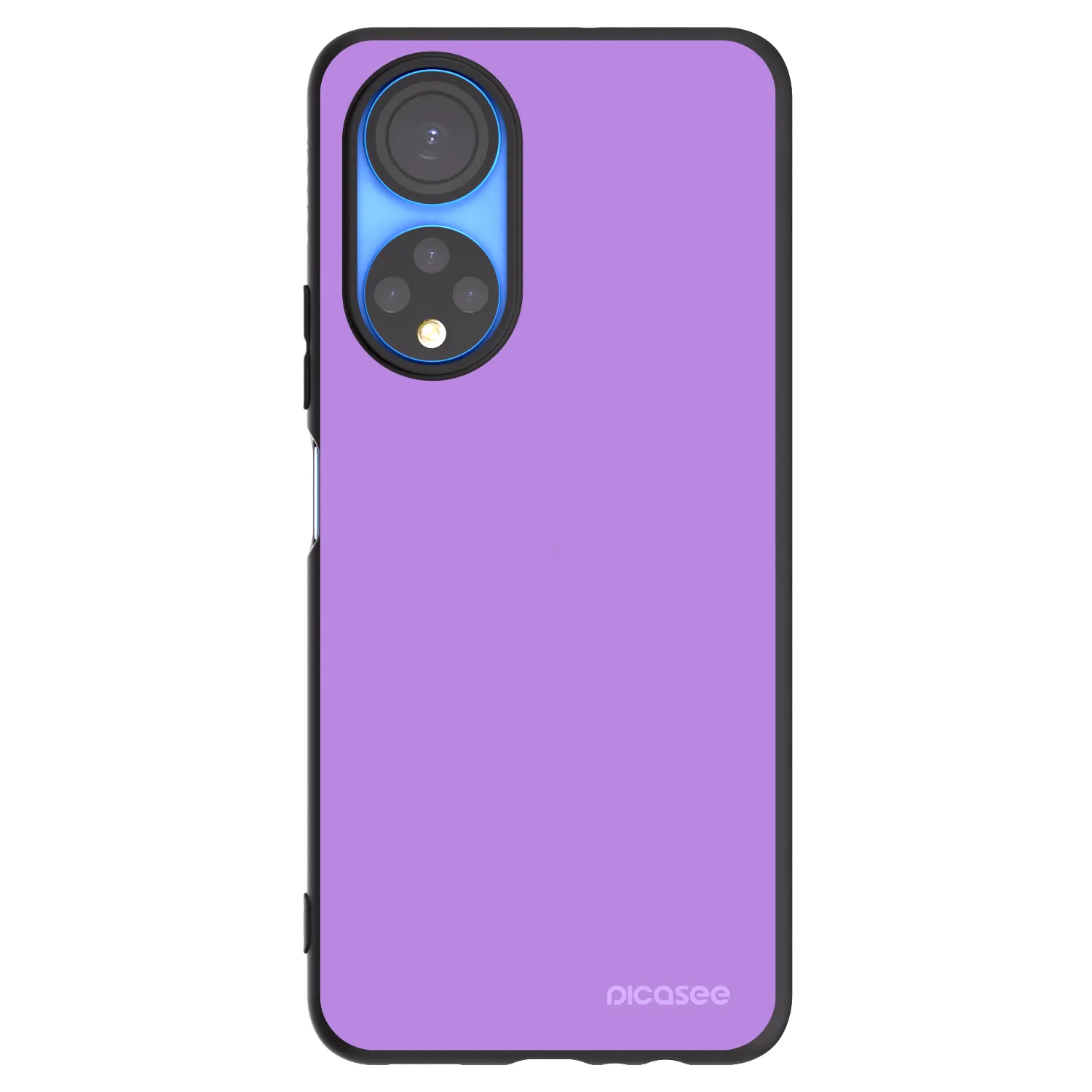 Picasee silikonowe czarne etui na Honor X7 - Mystic Melody