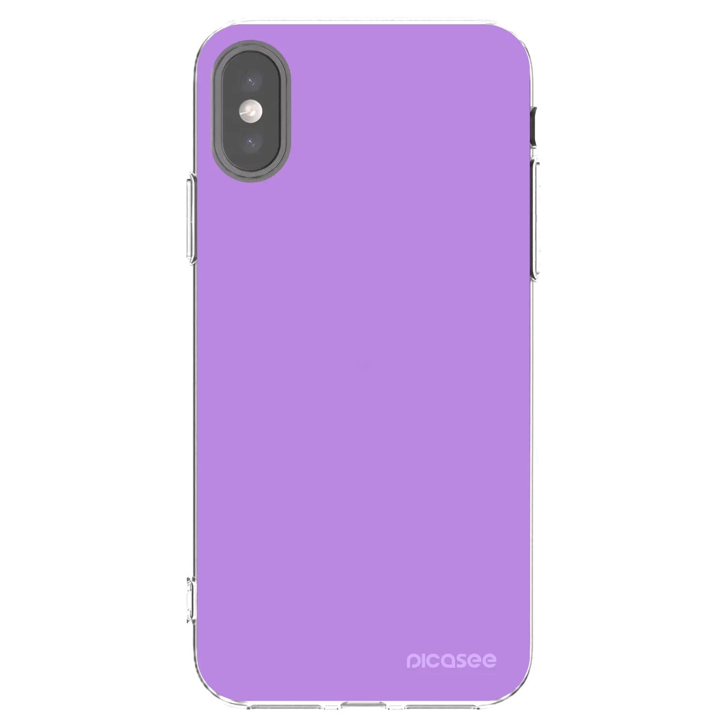 Picasee silikonowe przeźroczyste etui na Apple iPhone X/XS - Mystic Melody