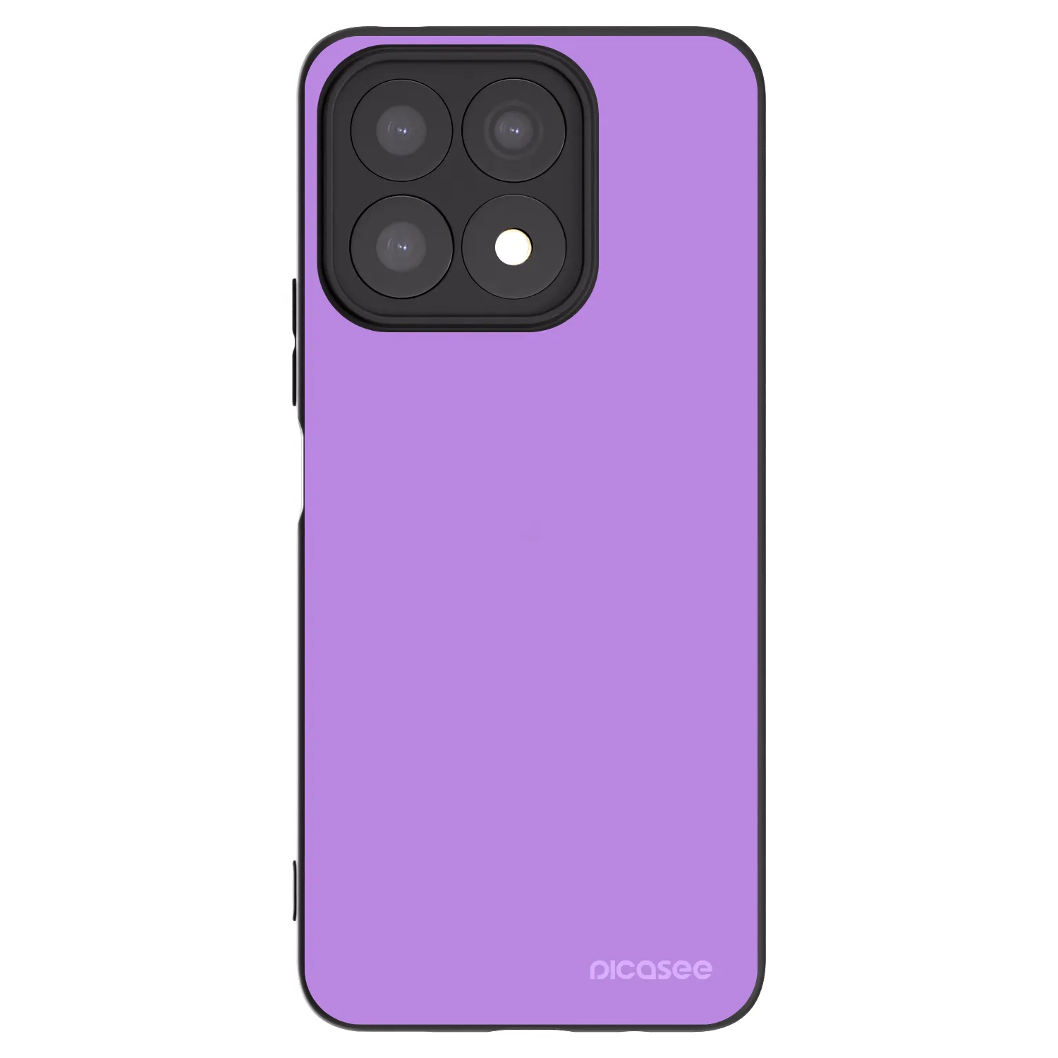 Picasee silikonowe czarne etui na Honor X8a - Mystic Melody