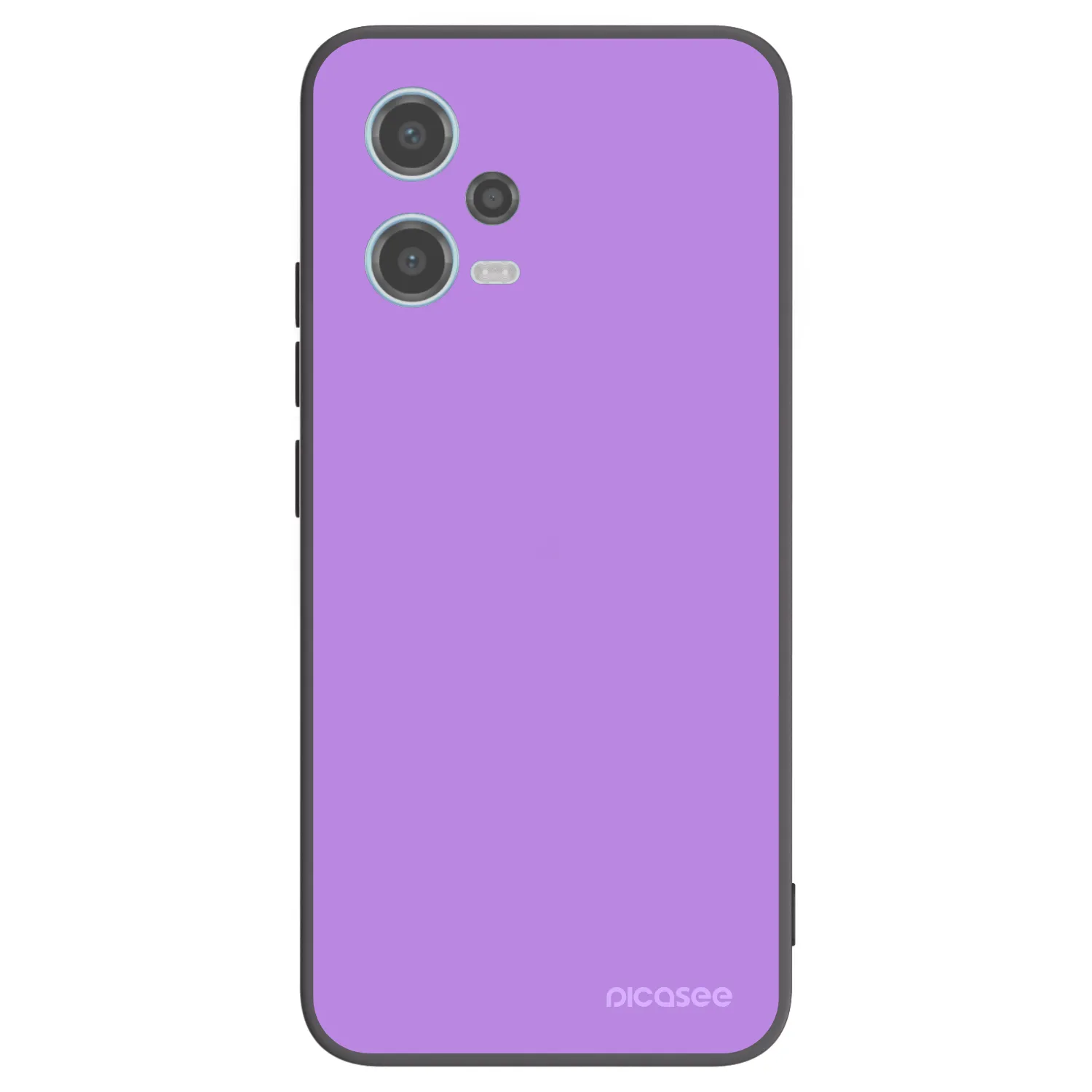 Picasee silikonowe czarne etui na Xiaomi Redmi Note 12 5G - Mystic Melody
