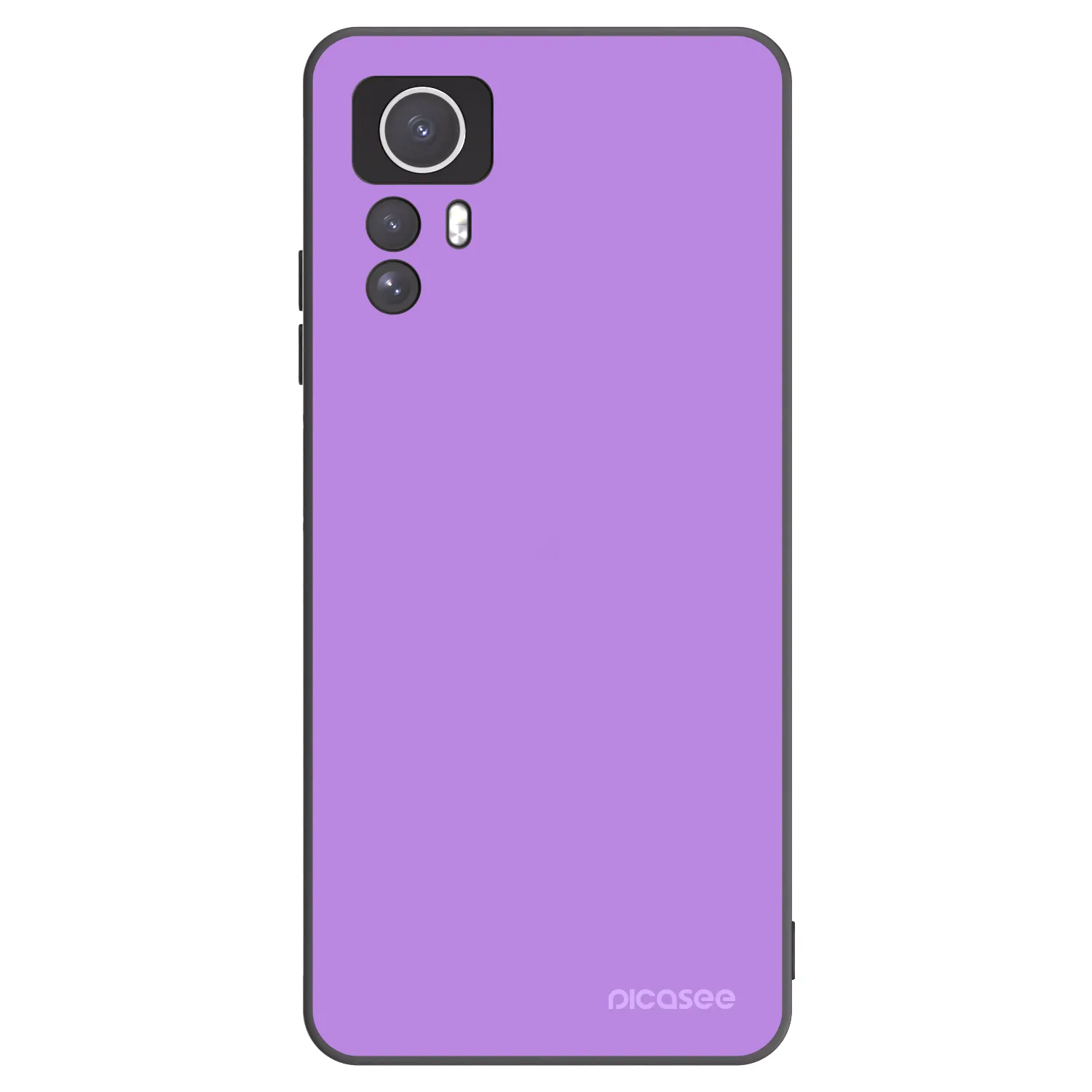 Picasee silikonowe czarne etui na Xiaomi Redmi Note 12S - Mystic Melody
