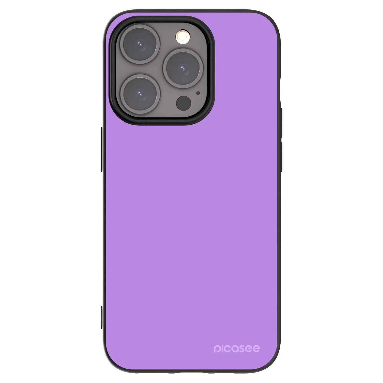 Picasee silikonowe czarne etui na Apple iPhone 15 Pro - Mystic Melody