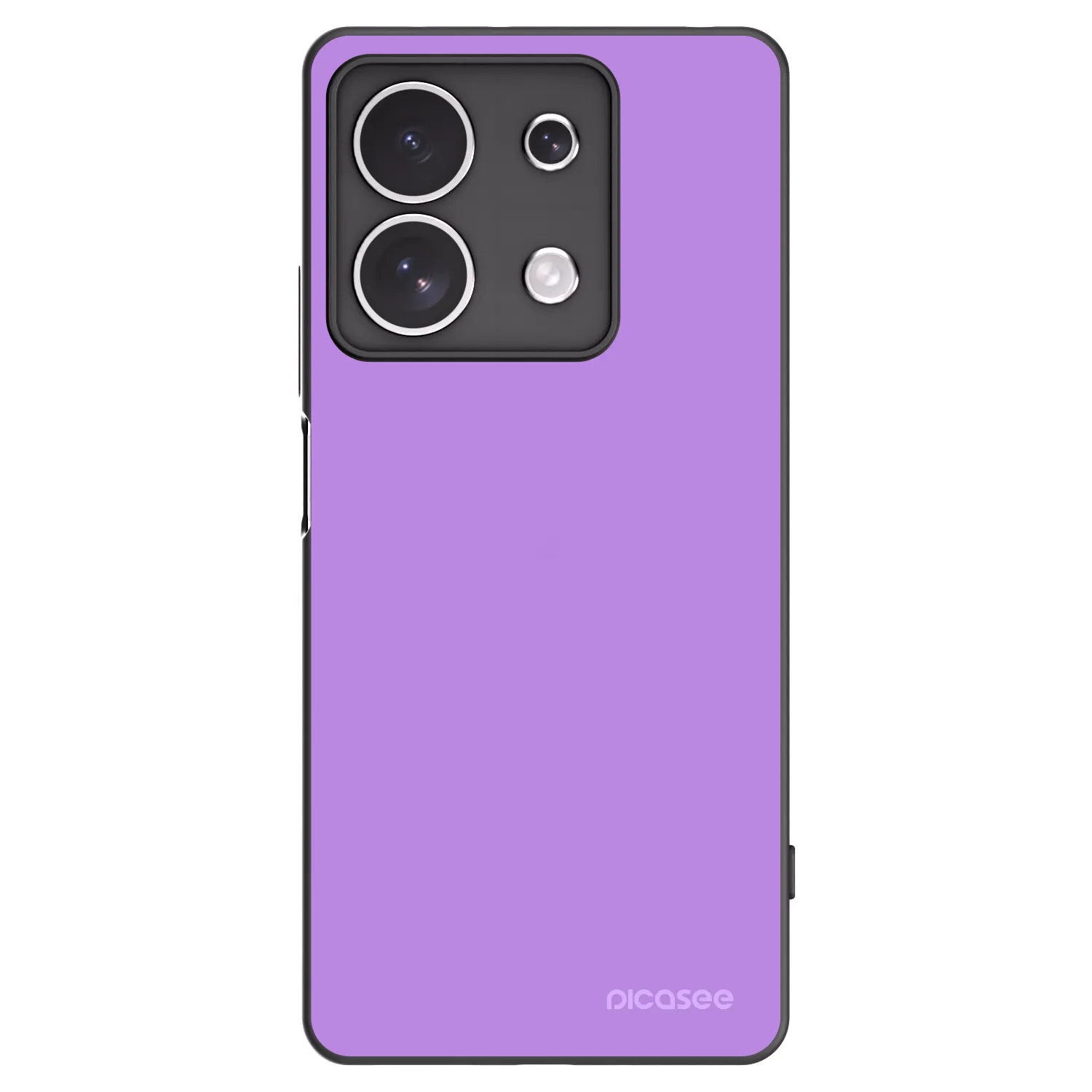 Picasee silikonowe czarne etui na Xiaomi Redmi Note 13 4G - Mystic Melody