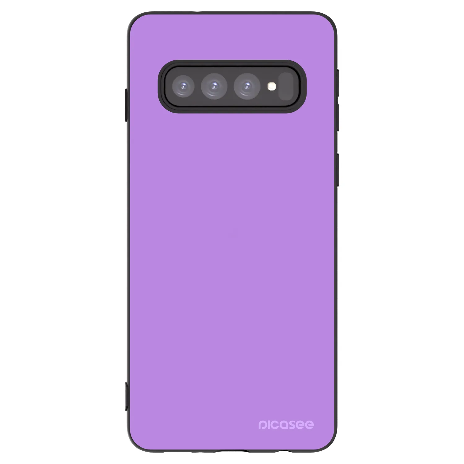 Picasee silikonowe czarne etui na Samsung Galaxy S10 G973 - Mystic Melody